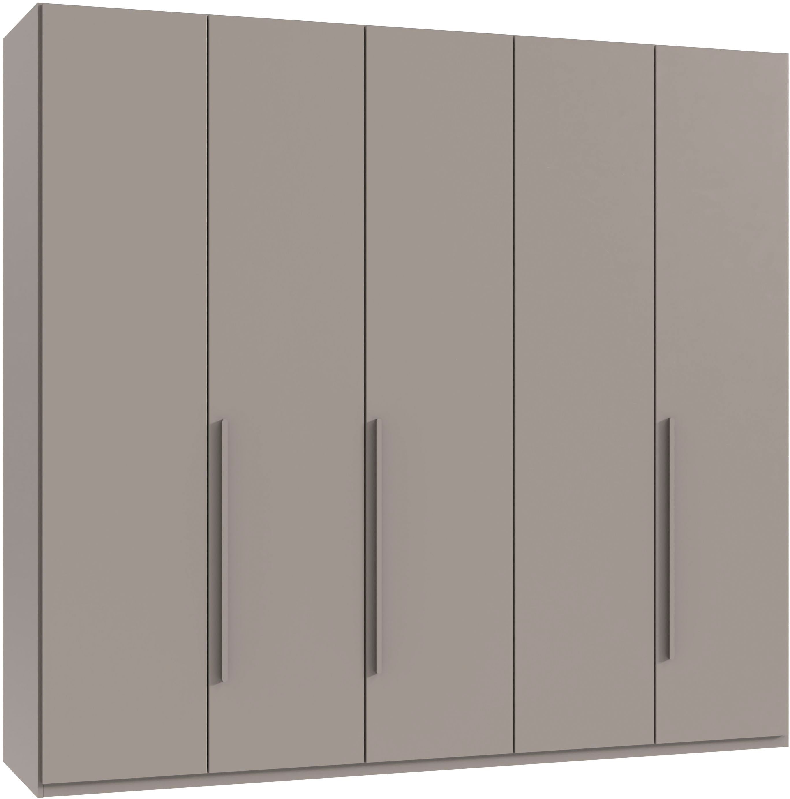 Wimex Drehtürenschrank "Kleiderschrank London, in den Breiten 180cm, 225cm oder 270cm" mit verschiedenen Griffen in goldfarben, silberfarben oder schwarz, wahlweise mit Basic- oder Premium-Ausstattung erhältlich