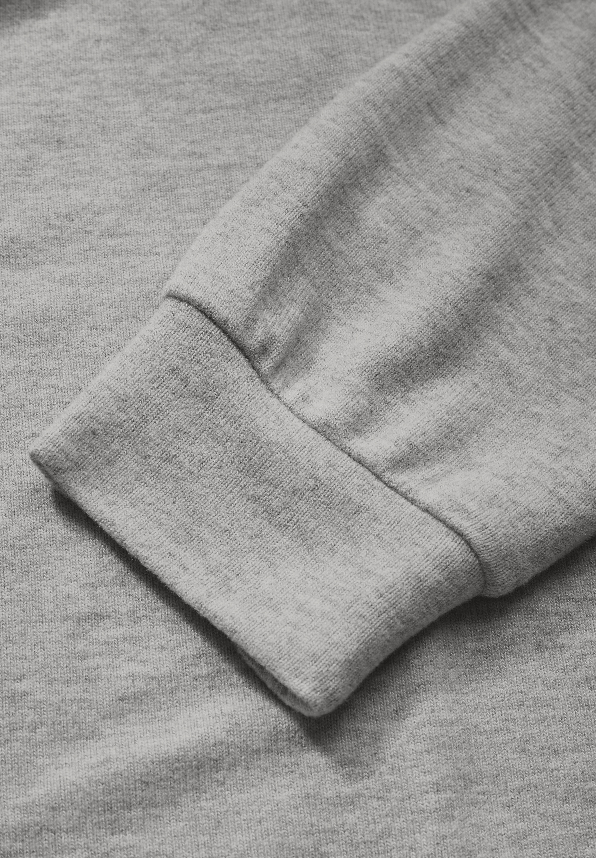 STREET ONE STUDIO Langarmshirt, aus softem Materialmix