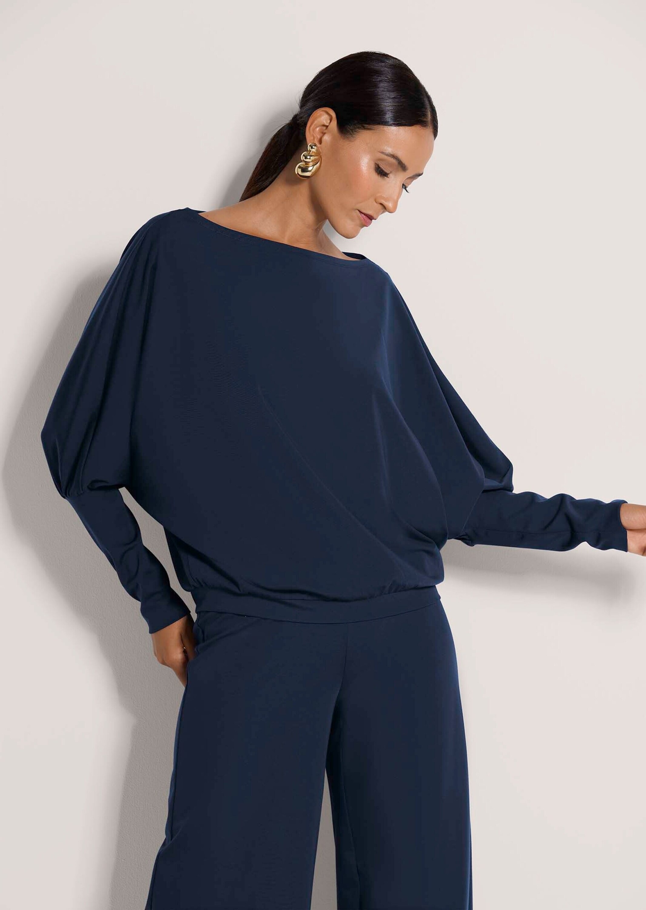 MADELEINE Women Long Sleeve Shirt Blue 42 2