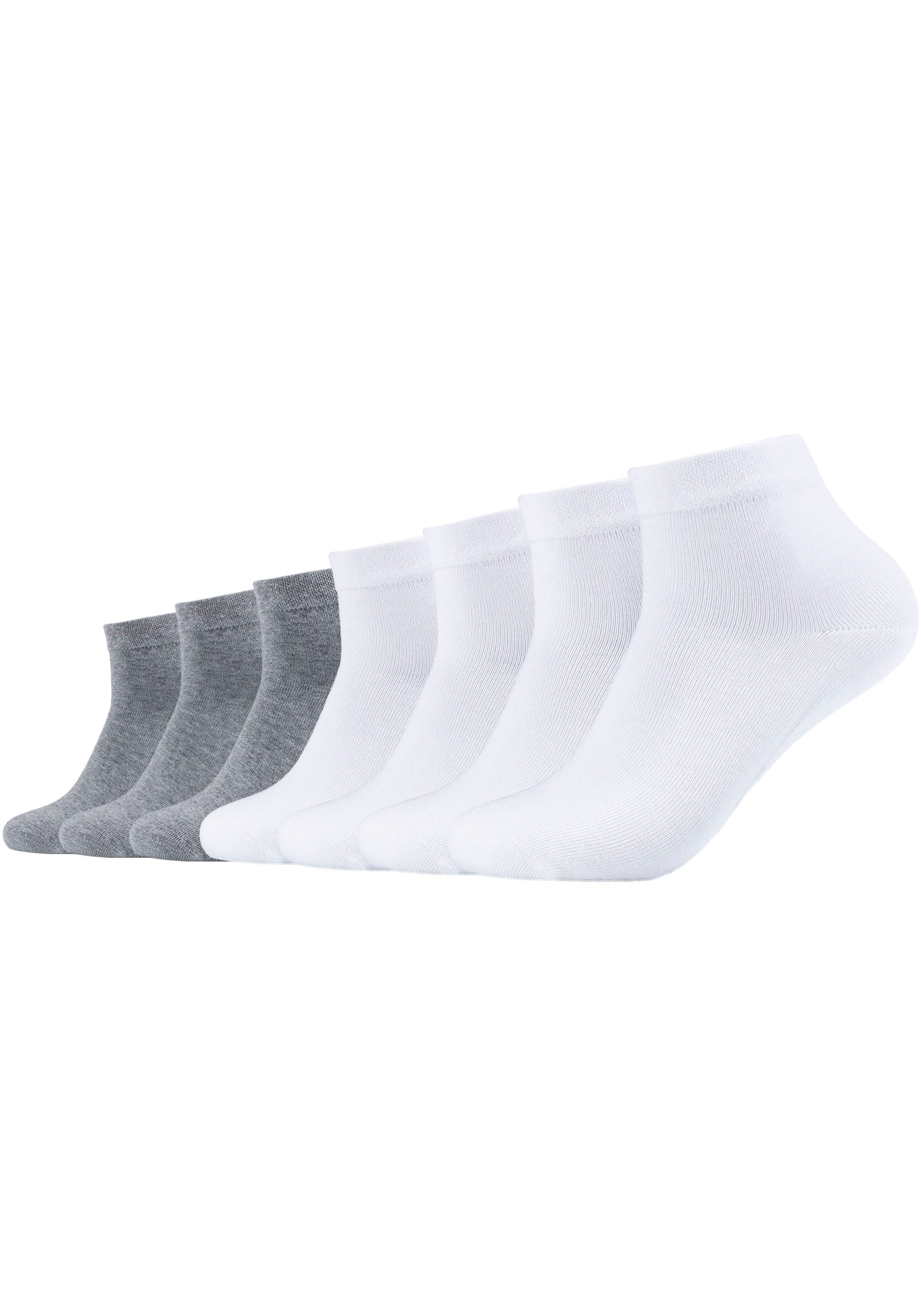 Camano Kurzsocken, (7er Pack), mit hohem Baumwollanteil