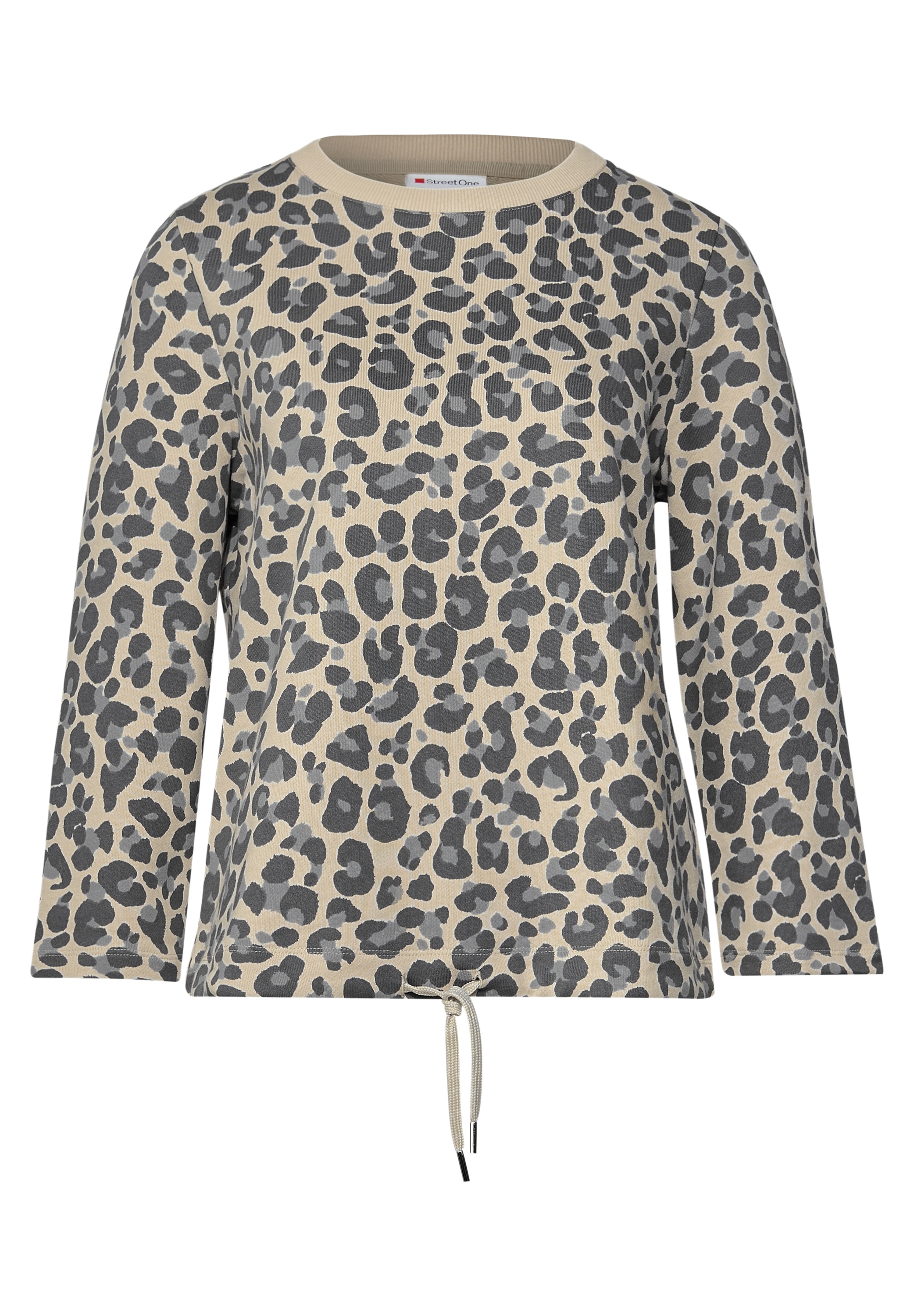 STREET ONE Sweatshirt, mit Elastiksaum und Tunnelzug