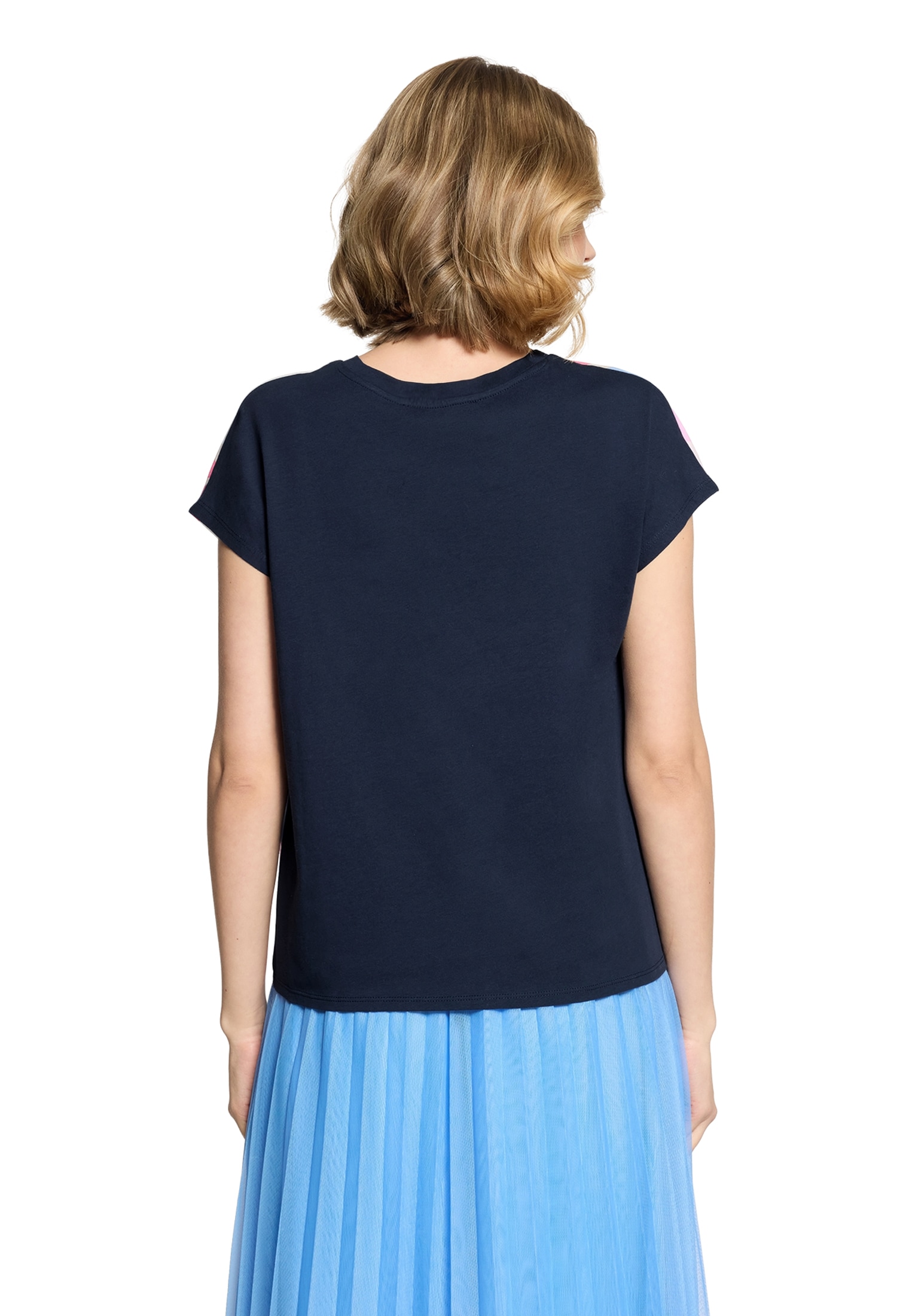 Betty&Co Kurzarmshirt »Damen mit Raffung« 1 tlg.