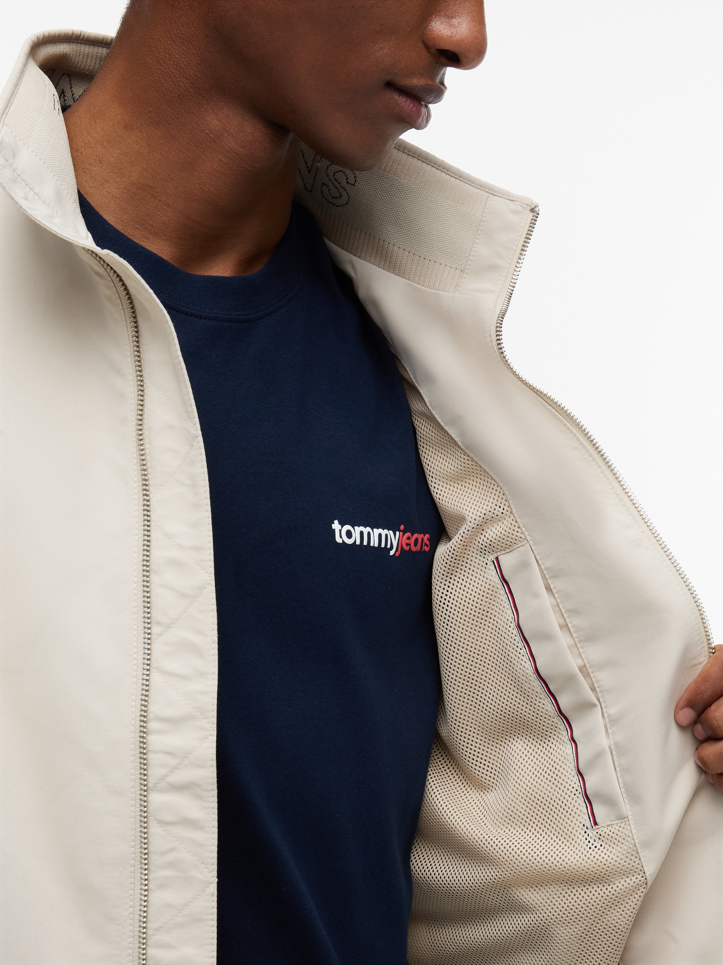 Tommy Jeans Blouson »TJM ESSENTIAL« ohne Kapuze
