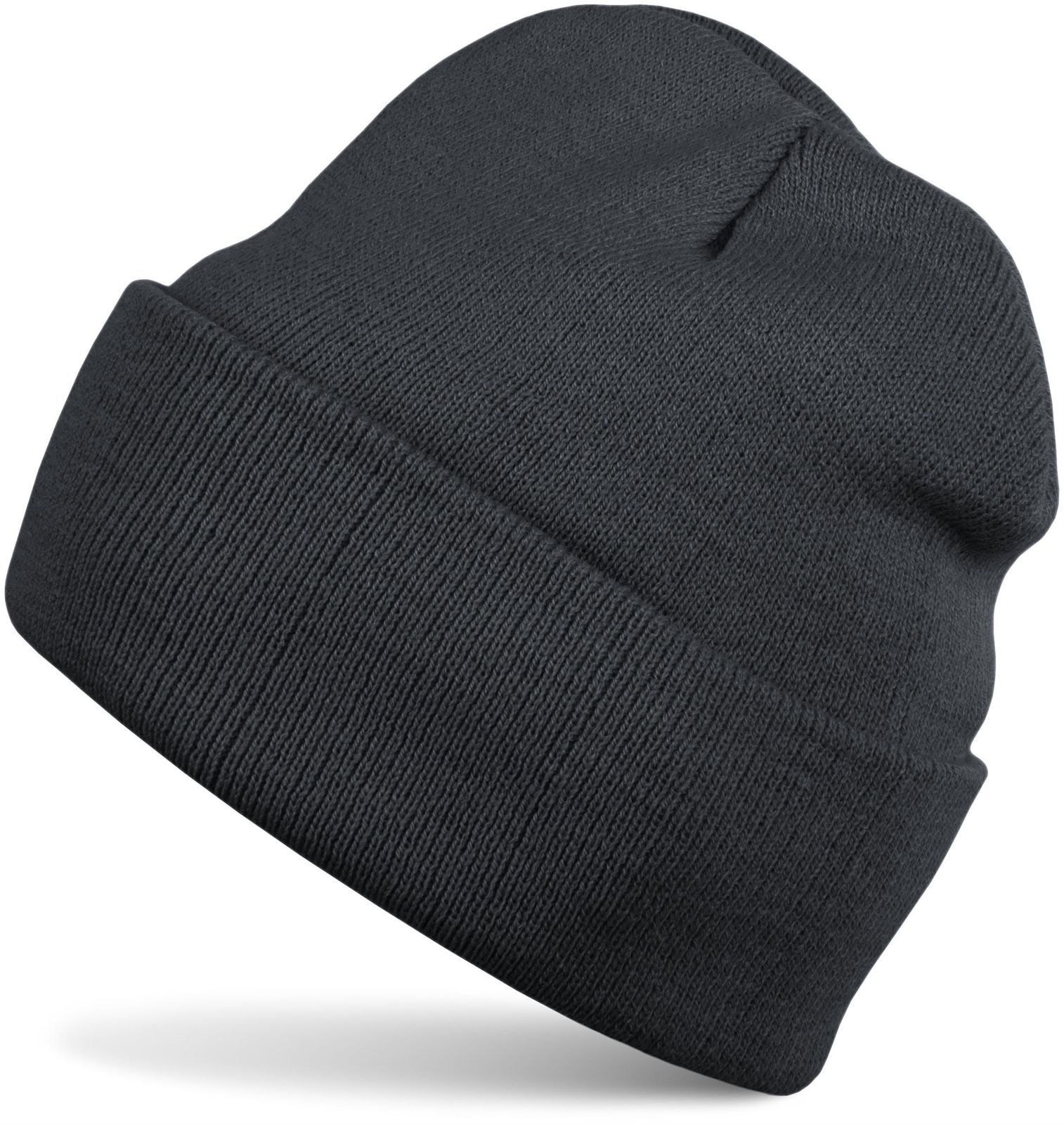 styleBREAKER Strickmütze "Winter Strickmütze mit Krempe" 1 Stk.