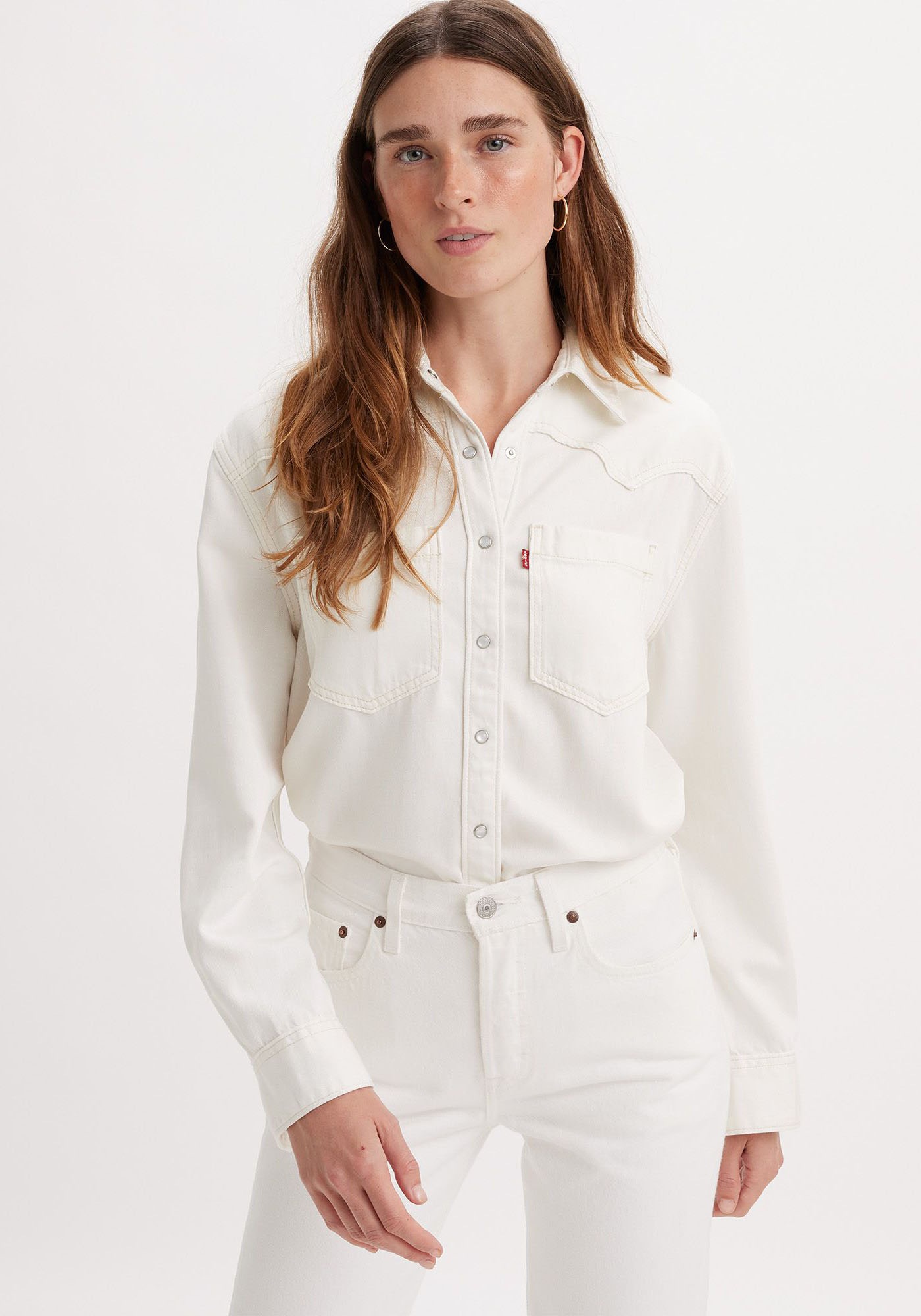 Levis Jeansbluse "TEODORA WESTERN SHIRT", mit Druckknöpfen günstig online kaufen