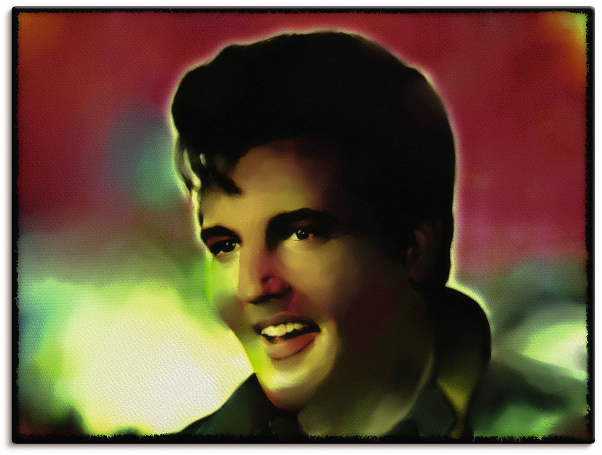 Artland Wandbild »Elvis, Star - Pop Art«, Bilder von berühmten Musikern, (1 St.), als Alubild, Leinwandbild, Wandaufkleber oder Poster in versch. Größen