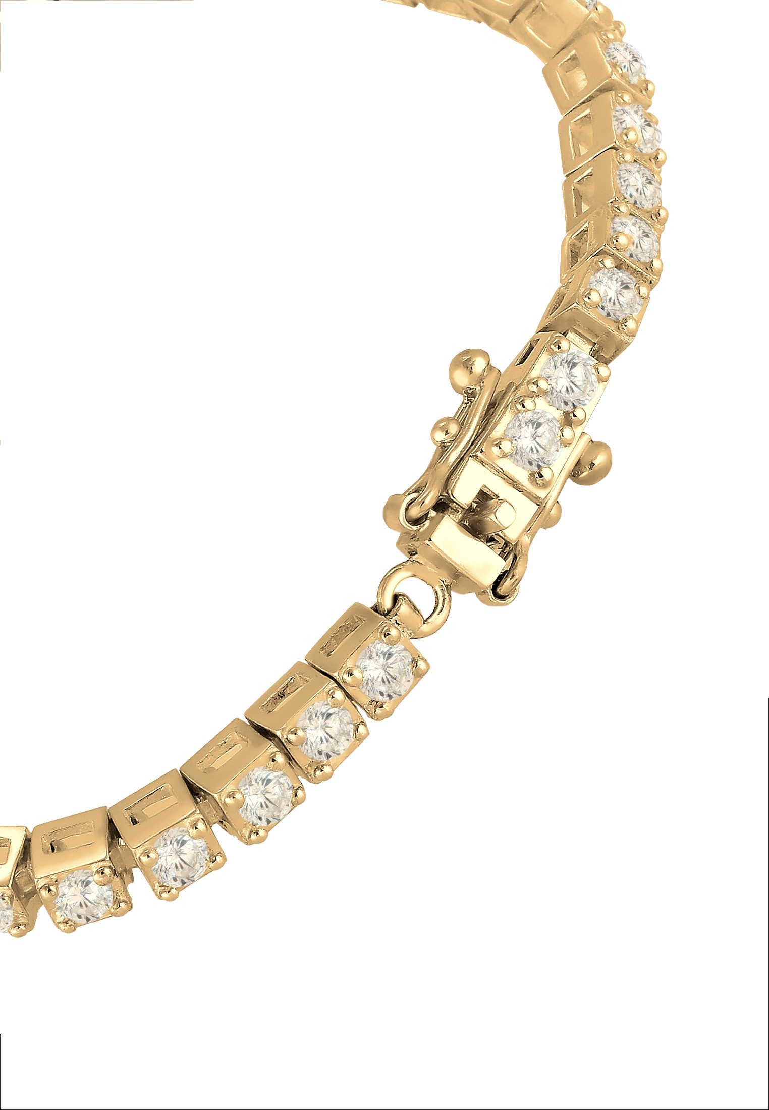 Elli Premium Armband »Tennisarmband mit Zirkonia Kristalle 925 Silber«