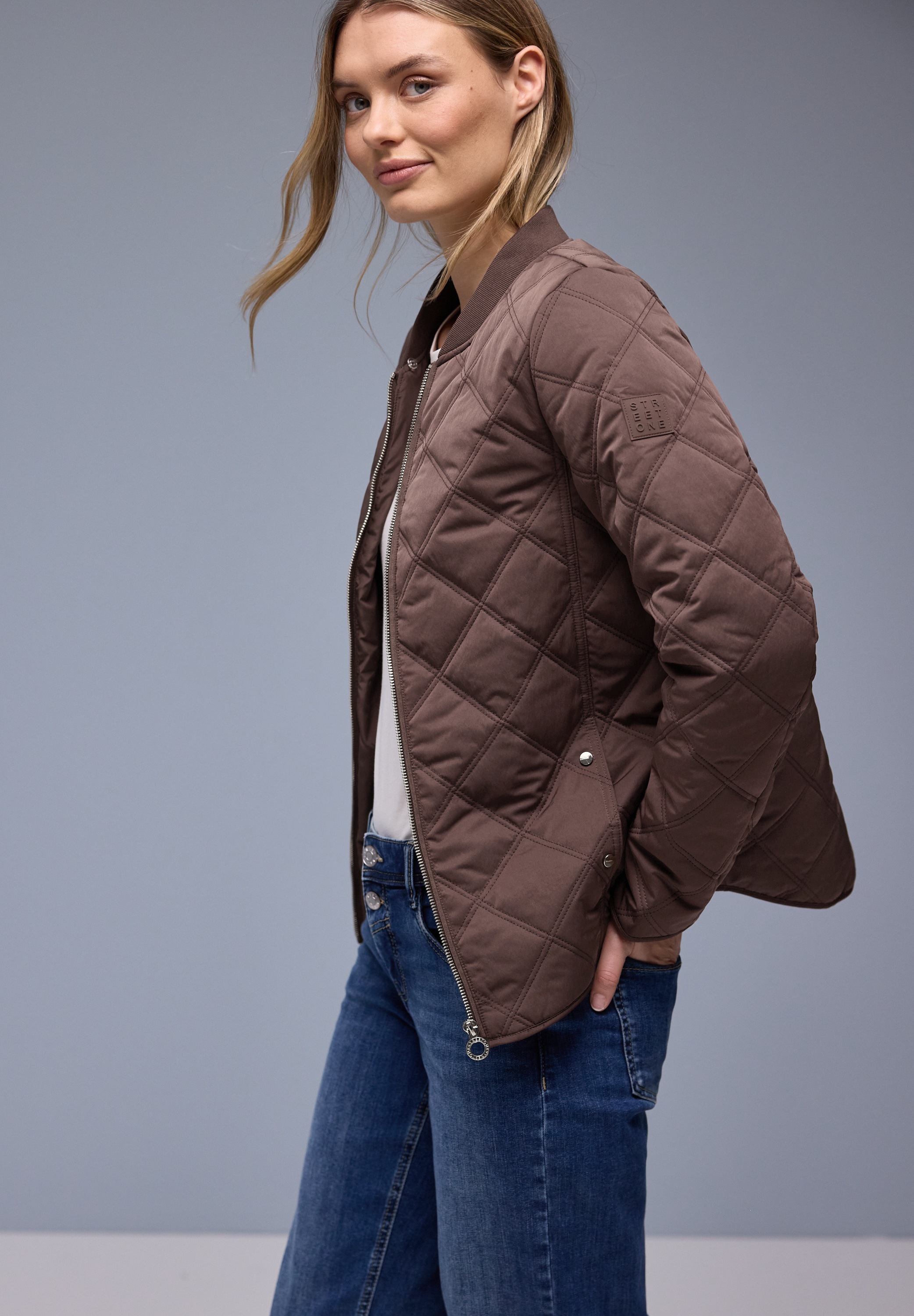 STREET ONE Steppjacke mit Kapuze mit abnehmbarer Kapuze günstig online kaufen