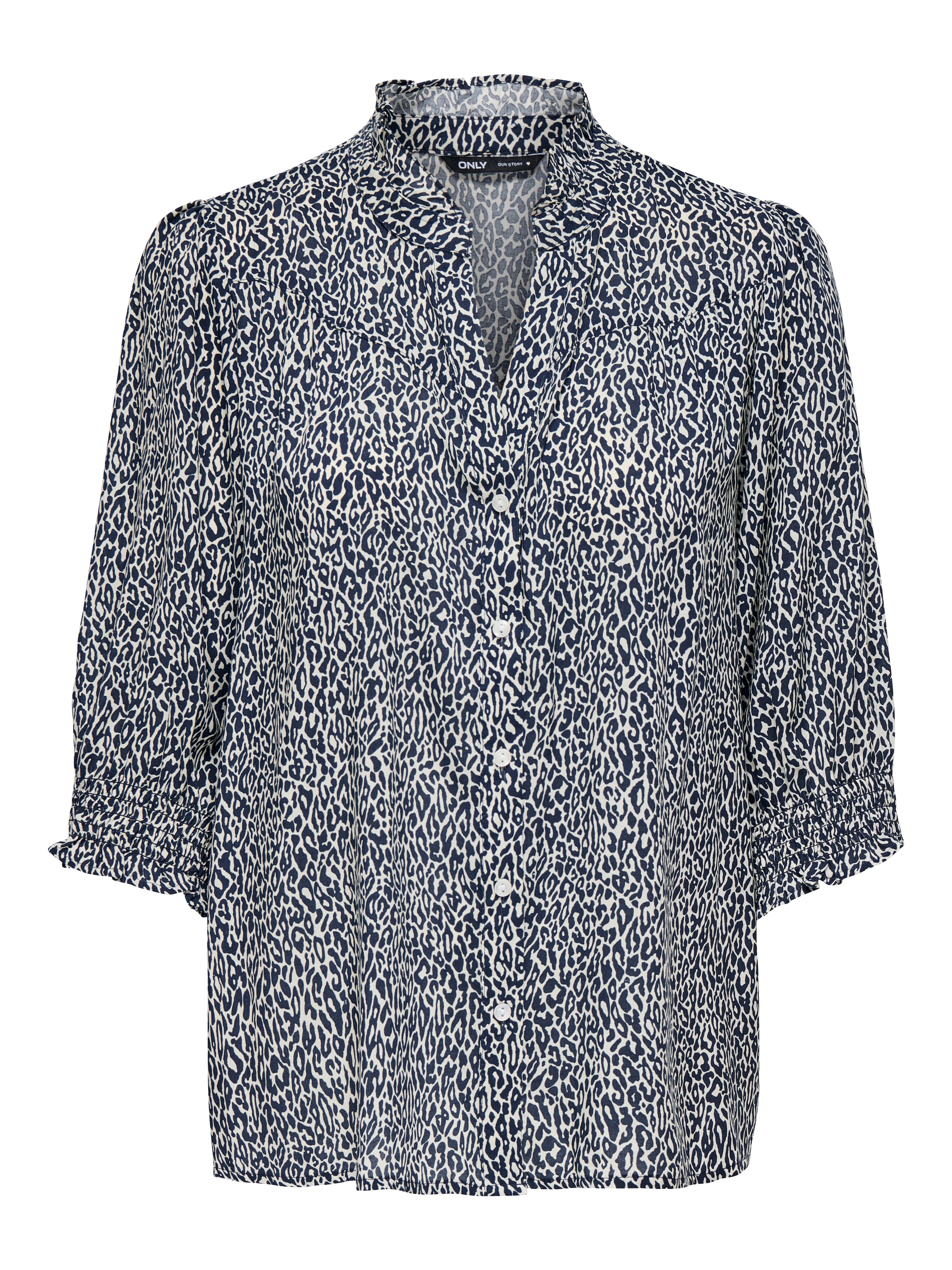 ONLY CARMAKOMA Langarmbluse »CARRAYA 3/4 SHIRT WVN NOOS«