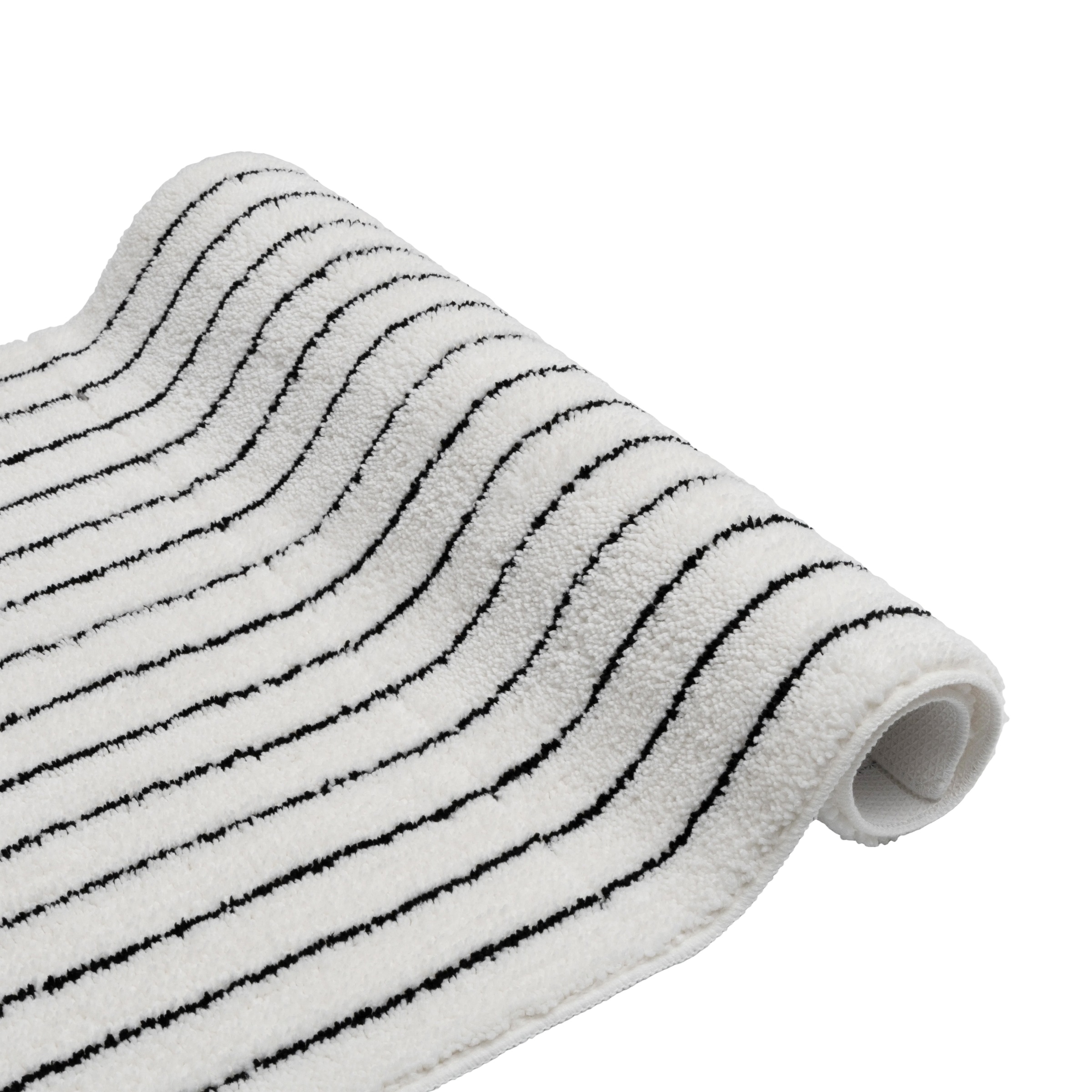 LeGer Home by Lena Gercke Badematte »Tamsin, Badvorleger, Badezimmer Teppich, Duschvorleger« Höhe 10 mm rutschhemmend beschichtet fußbodenheizungsgeeignet | schnell trocknend Streifen, modern