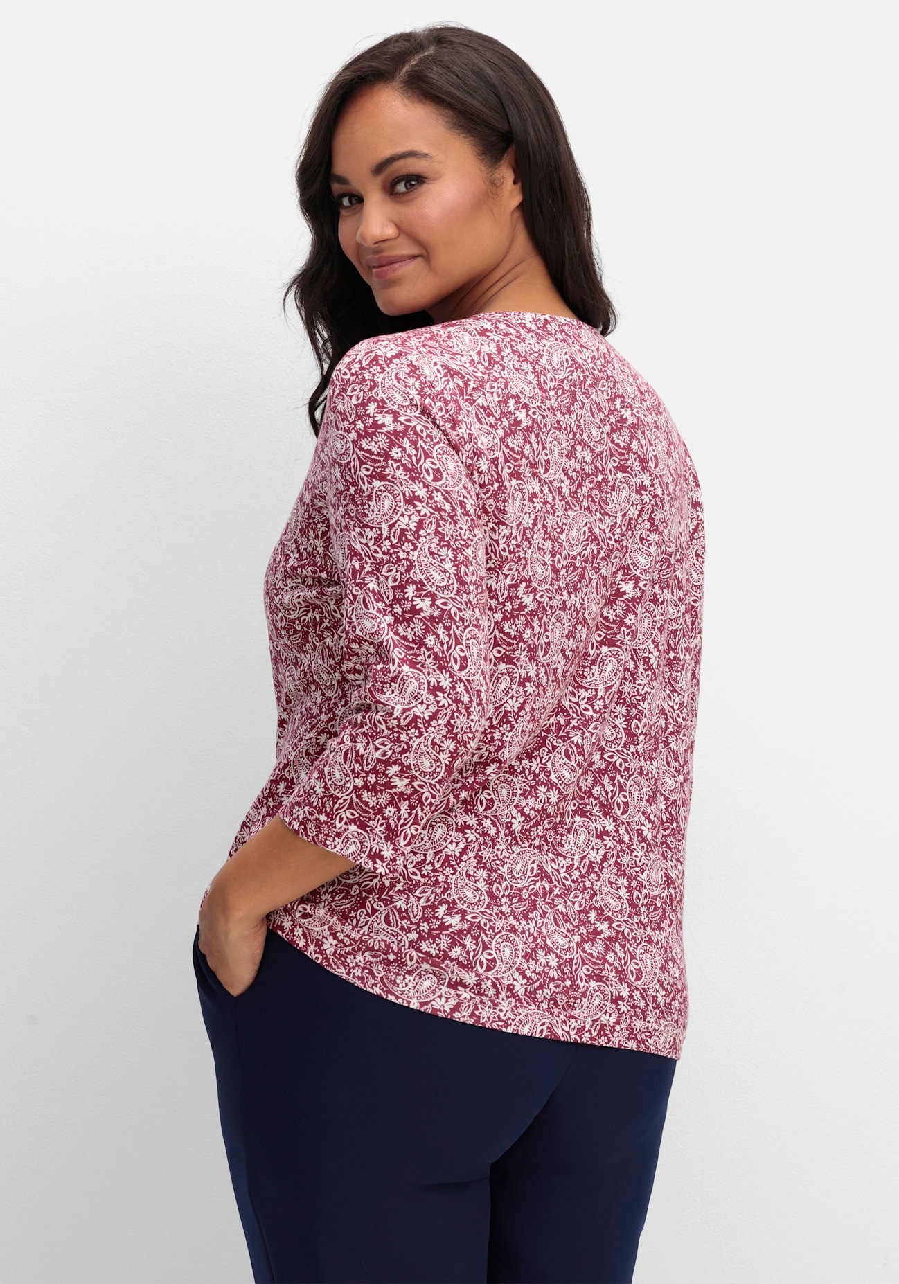 Inspirationen 3/4-Arm-Shirt "Shirt", 1 Stk. günstig online kaufen