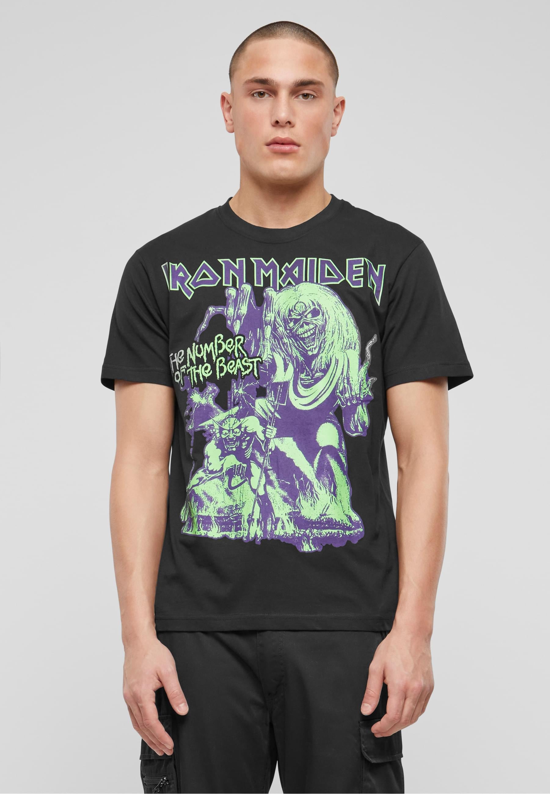 Brandit T-Shirt »Brandit Herren Iron Maiden NOTB (glow in the dark pigment)«, (1 tlg.)