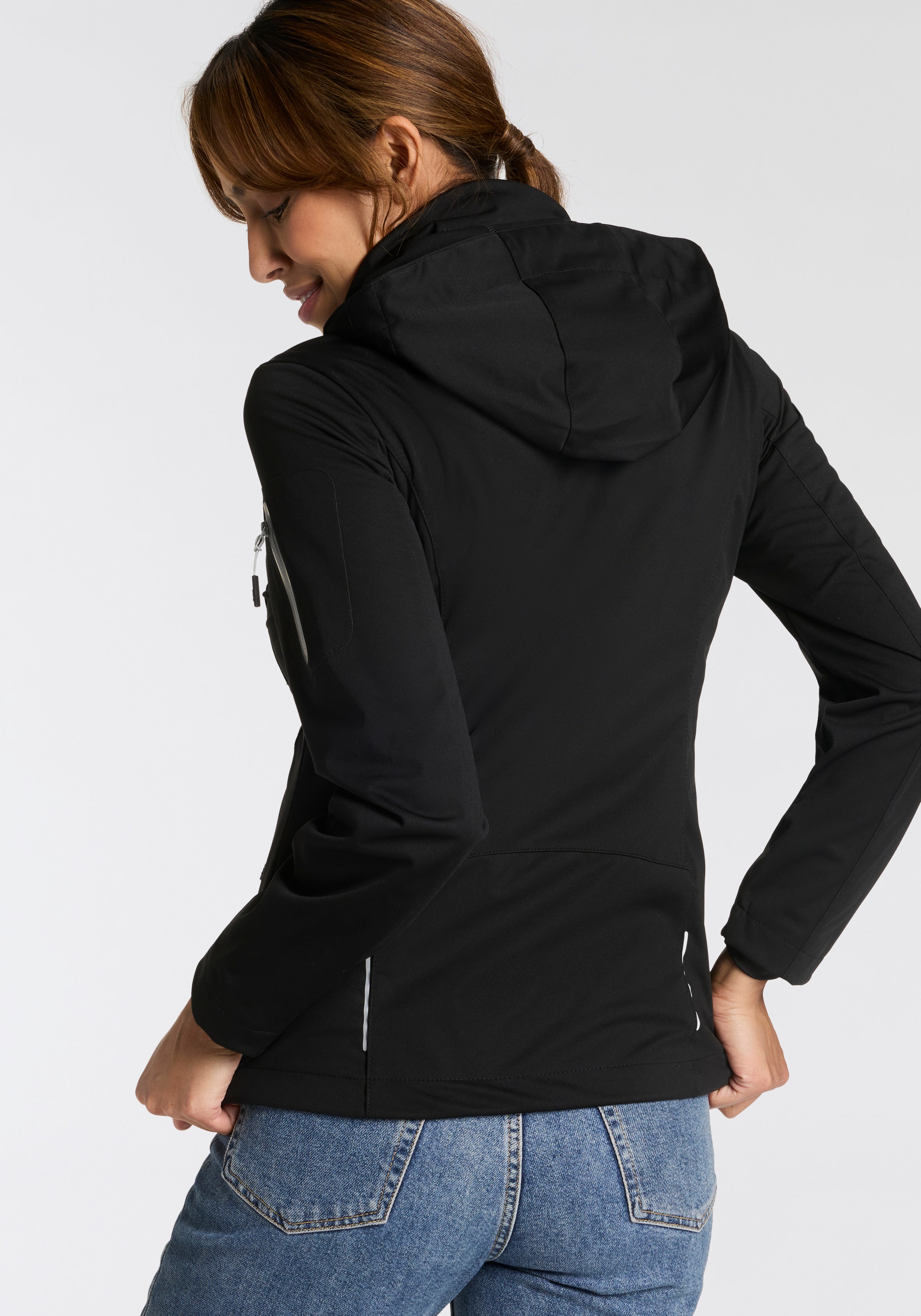 CMP Softshelljacke, (1 St.), mit Kapuze, Atmungsaktiv & Windabweisend & Was günstig online kaufen