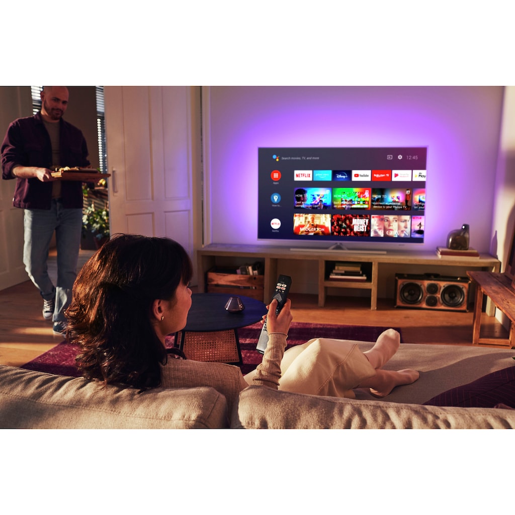 Philips LED-Fernseher »65PUS8506/12«, 164 cm/65 Zoll, 4K Ultra HD, Smart-TV, 3-seitiges Ambilight