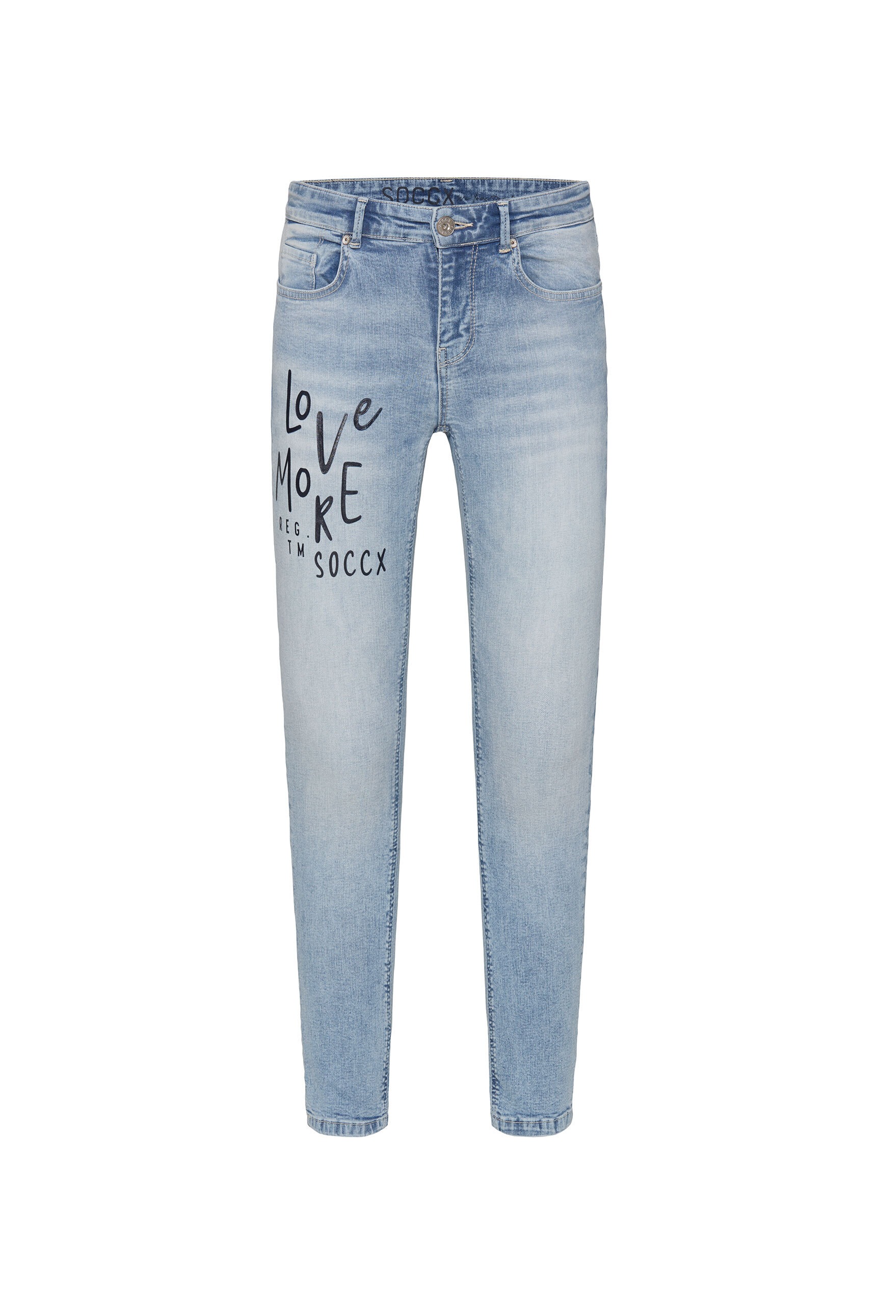SOCCX Slim-fit-Jeans, mit verkürztem Bein günstig online kaufen