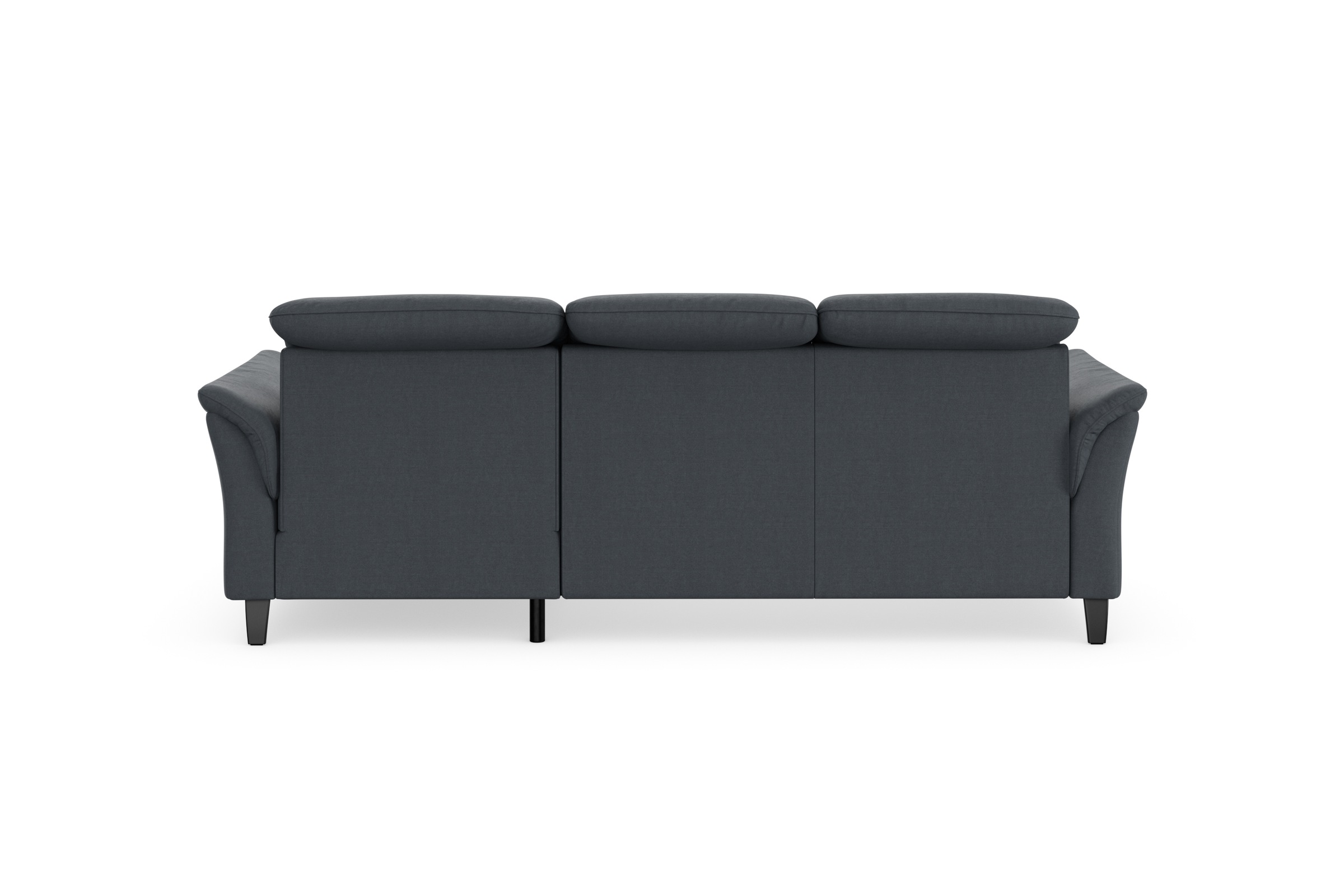 Ecksofa SIT & MORE "Maggiore L-Form", grau (dunkelgrau), B:258cm H:88cm T:173cm, 98% Polyester, 2% Polyamid, Sofas, Ecksofa, wahlweise mit Kopfteilverstellung, Bettfunktion und Bettkasten 6