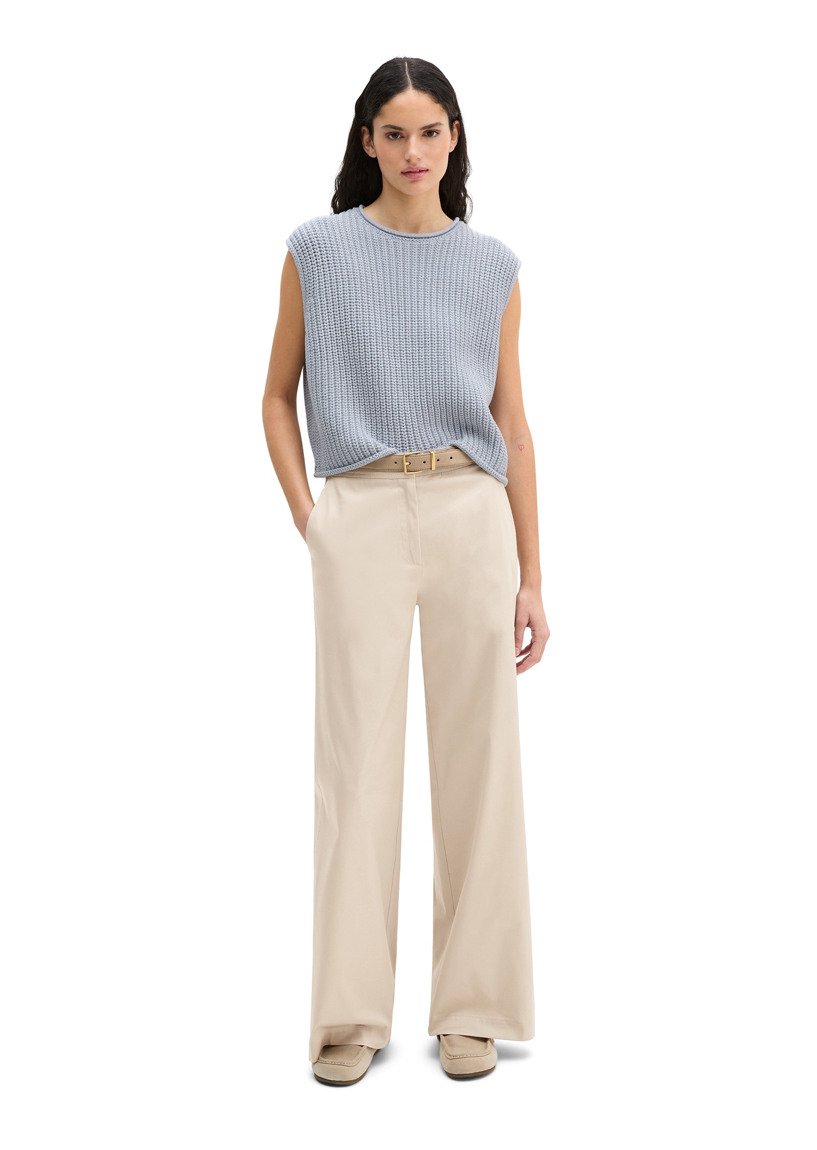 Marc O'Polo Strickpullover »aus weichem Bio-Baumwolle-Mix«