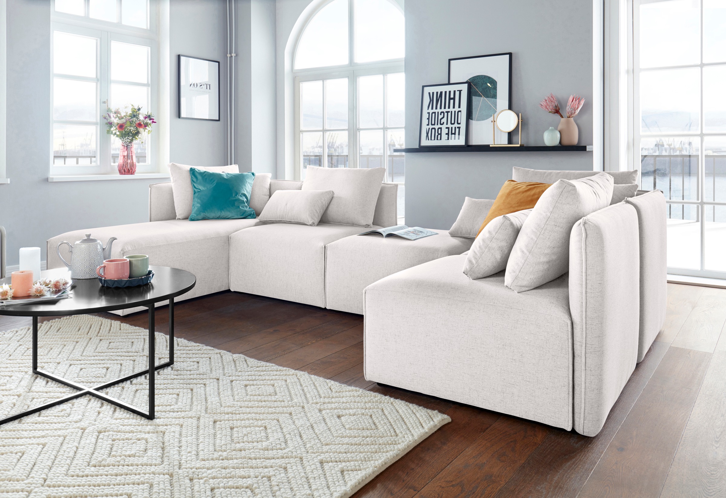 OTTO home Ecksofa "Nöre L-Form" 3 Teile, in vielen Bezugsqualitäten und Far günstig online kaufen