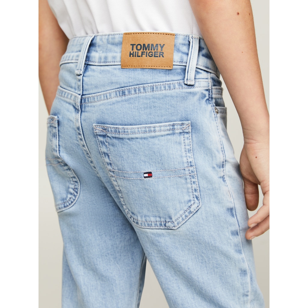 Tommy Hilfiger Straight-Jeans »MODERN STRAIGHT SALT & PEPPER LT«, Kinder bis 16 Jahre