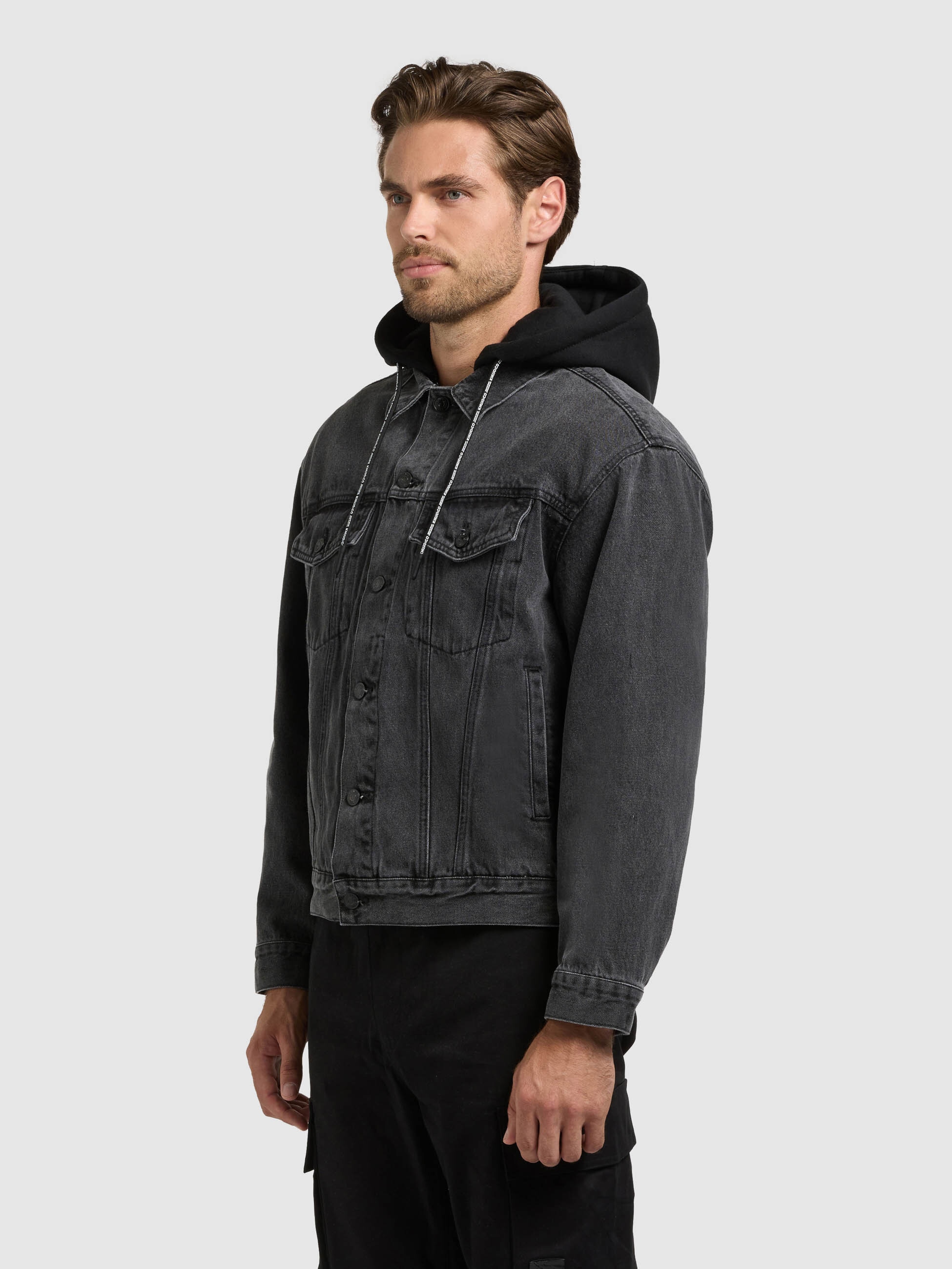 khujo Jeansjacke »JOKIN« mit Kapuze