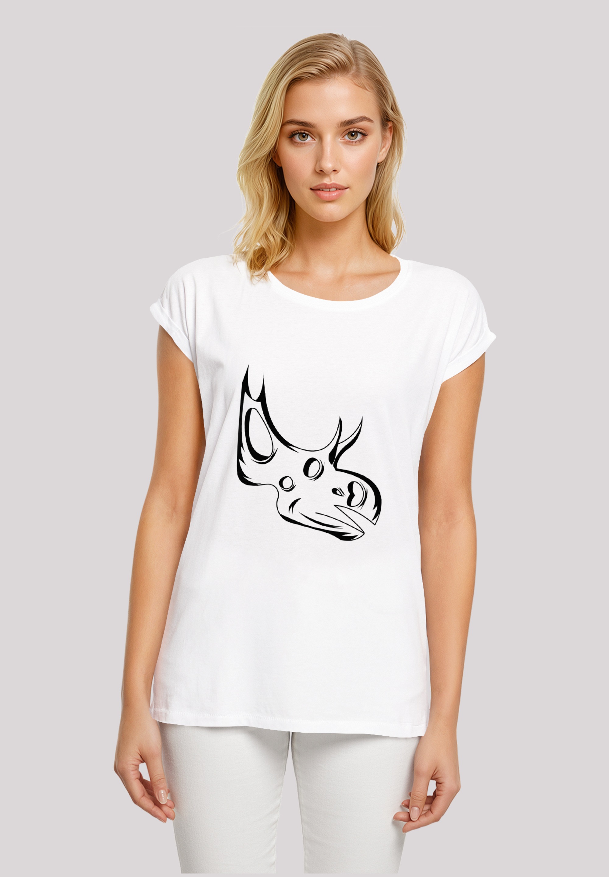 F4NT4STIC T-Shirt "Dinosaurier Sinoceratops Skull", Premium Qualität günstig online kaufen