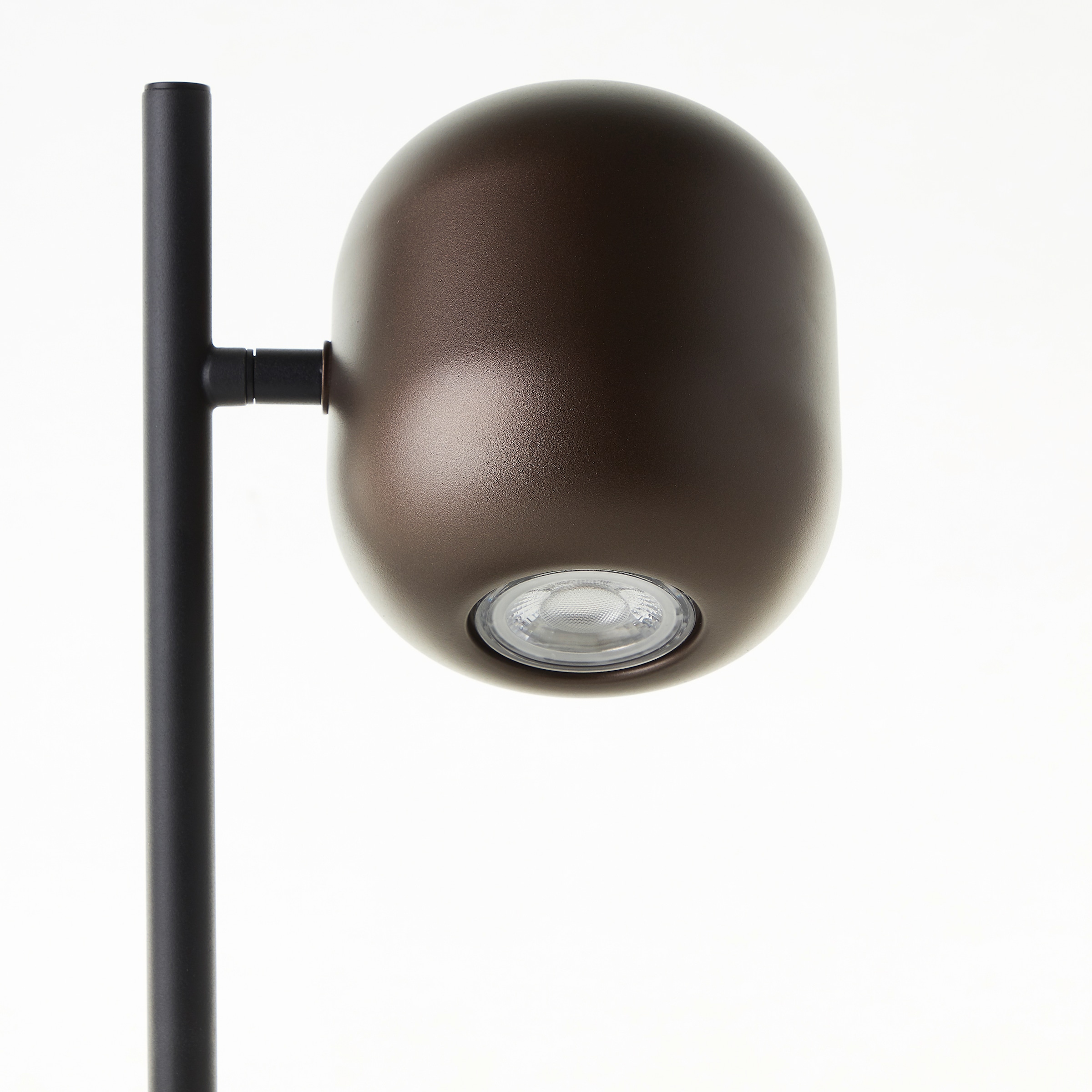 Brilliant Tischleuchte »Jane« GU10 1 Stk. H 42 cm, GU10 Fassung, schwenkbar, Metall, schwarz braun