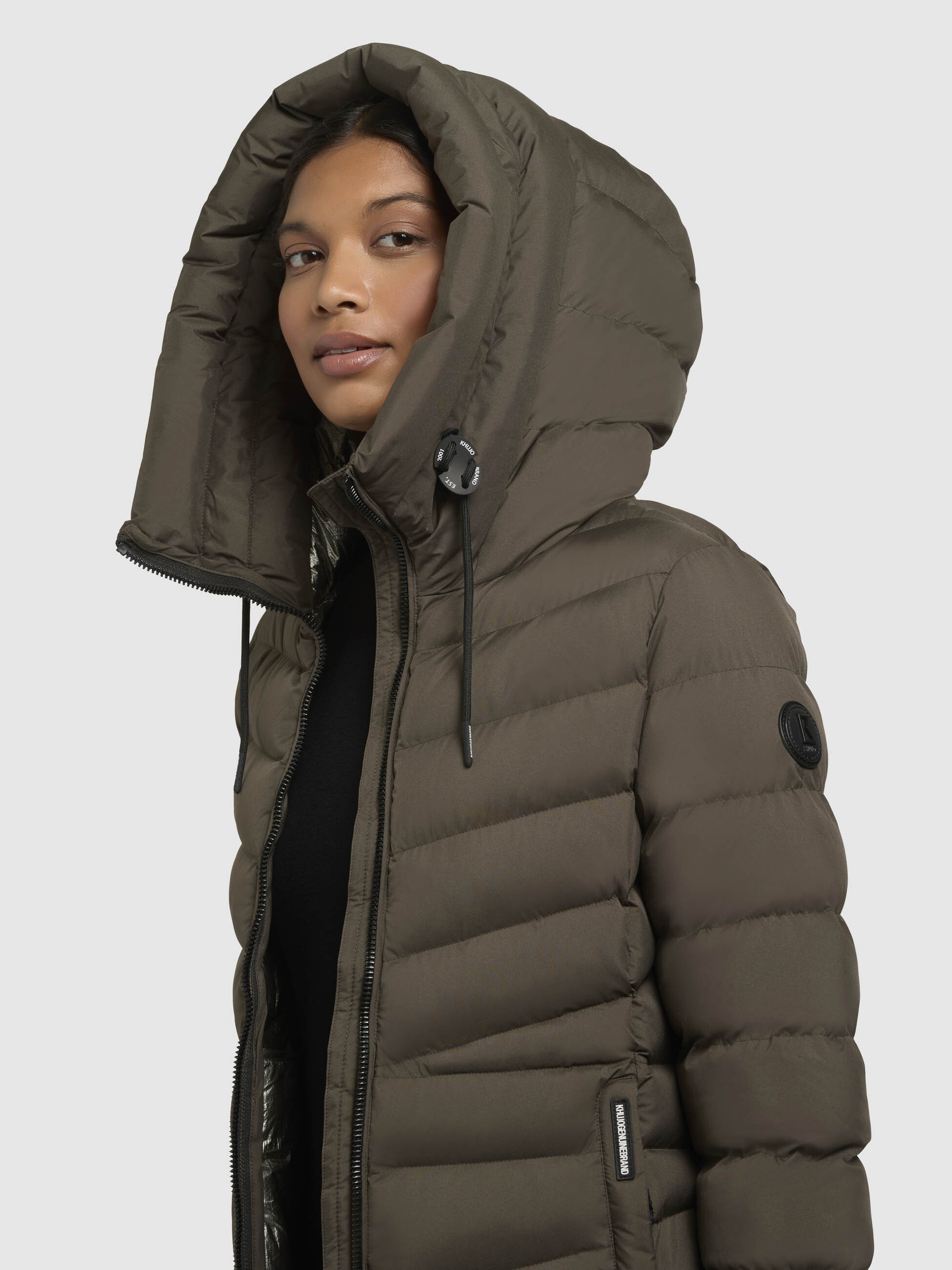 khujo Steppjacke »TUHANI4«, mit Kapuze