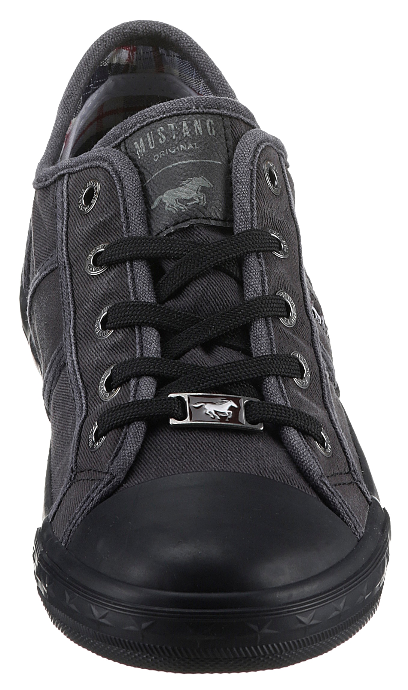 Mustang Shoes Sneaker, Freizeitschuh, Halbschuh, Schnürschuh mit Mustang Markenlabel