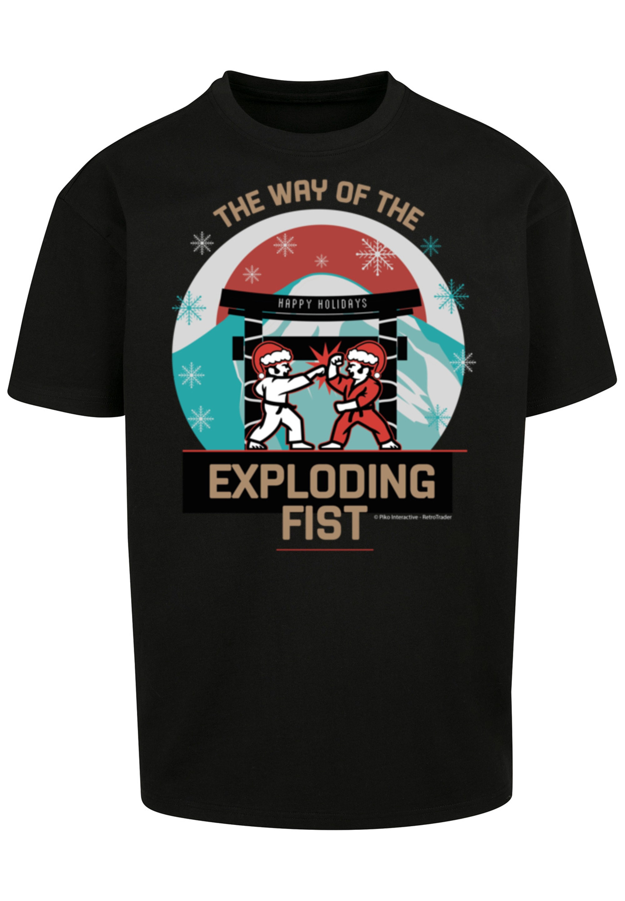 F4NT4STIC T-Shirt "Retro Gaming Way of the Exploding Fist Christmas", Print günstig online kaufen