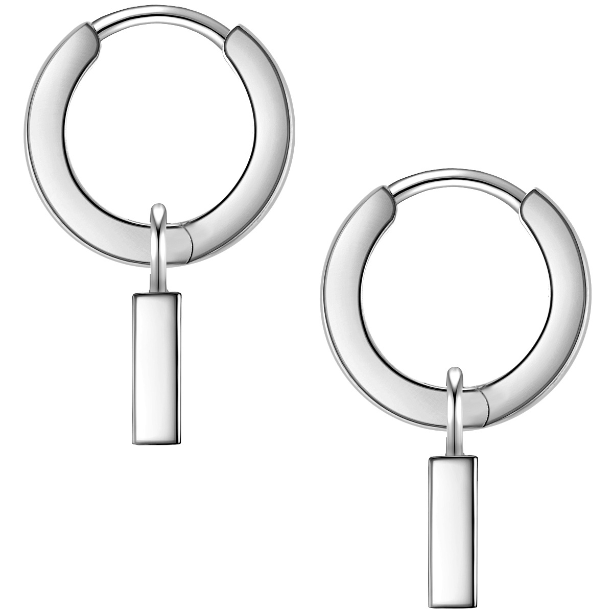 Glanzstücke München Paar Creolen »Set: GSM1234« Creolen Sterling Silber Zirkonia weiß