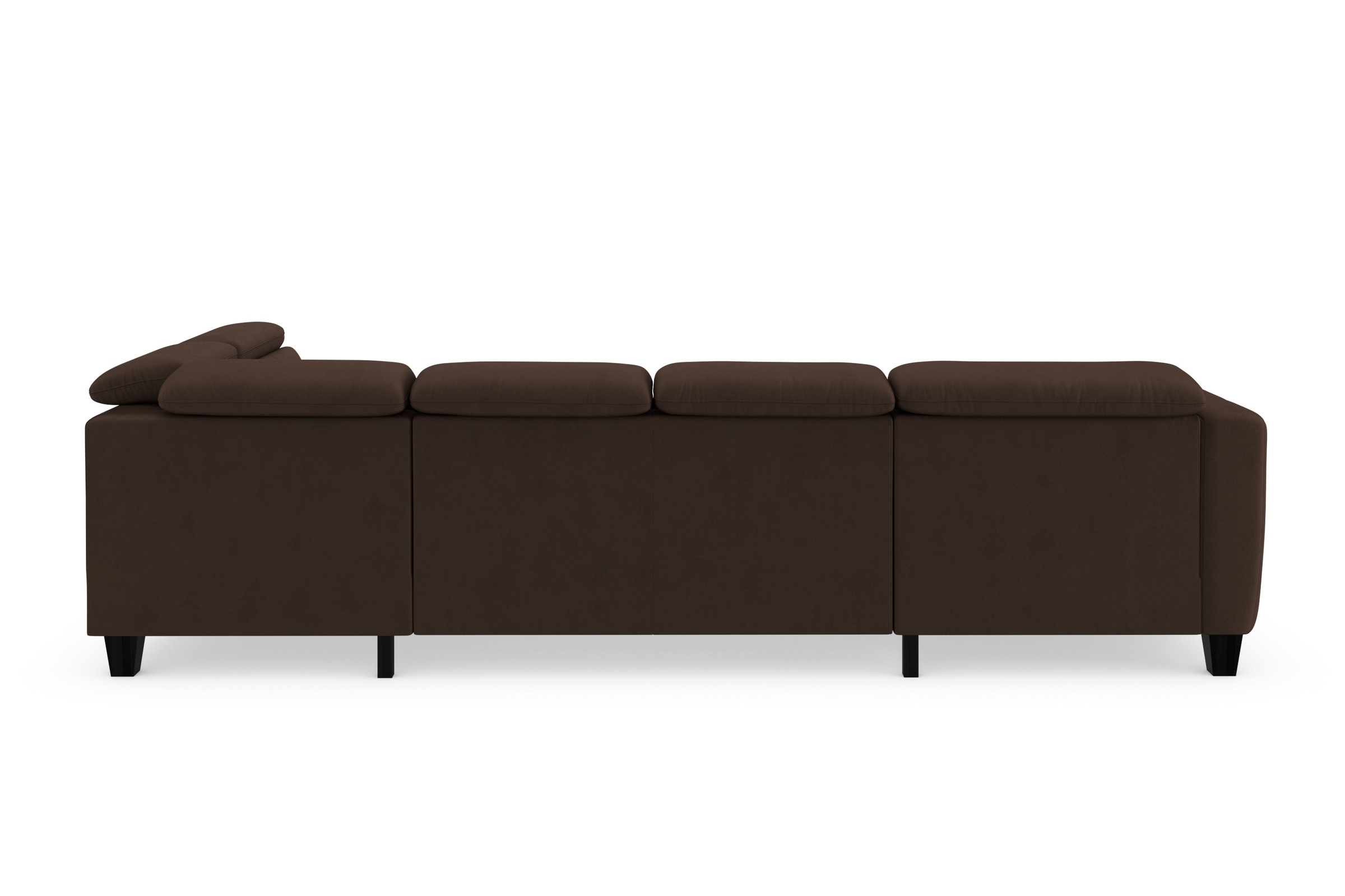 sit&more Wohnlandschaft »Belluci U-Form«, Kopfteilverstellung und Federkern, wahlweise mit Bettfunktion