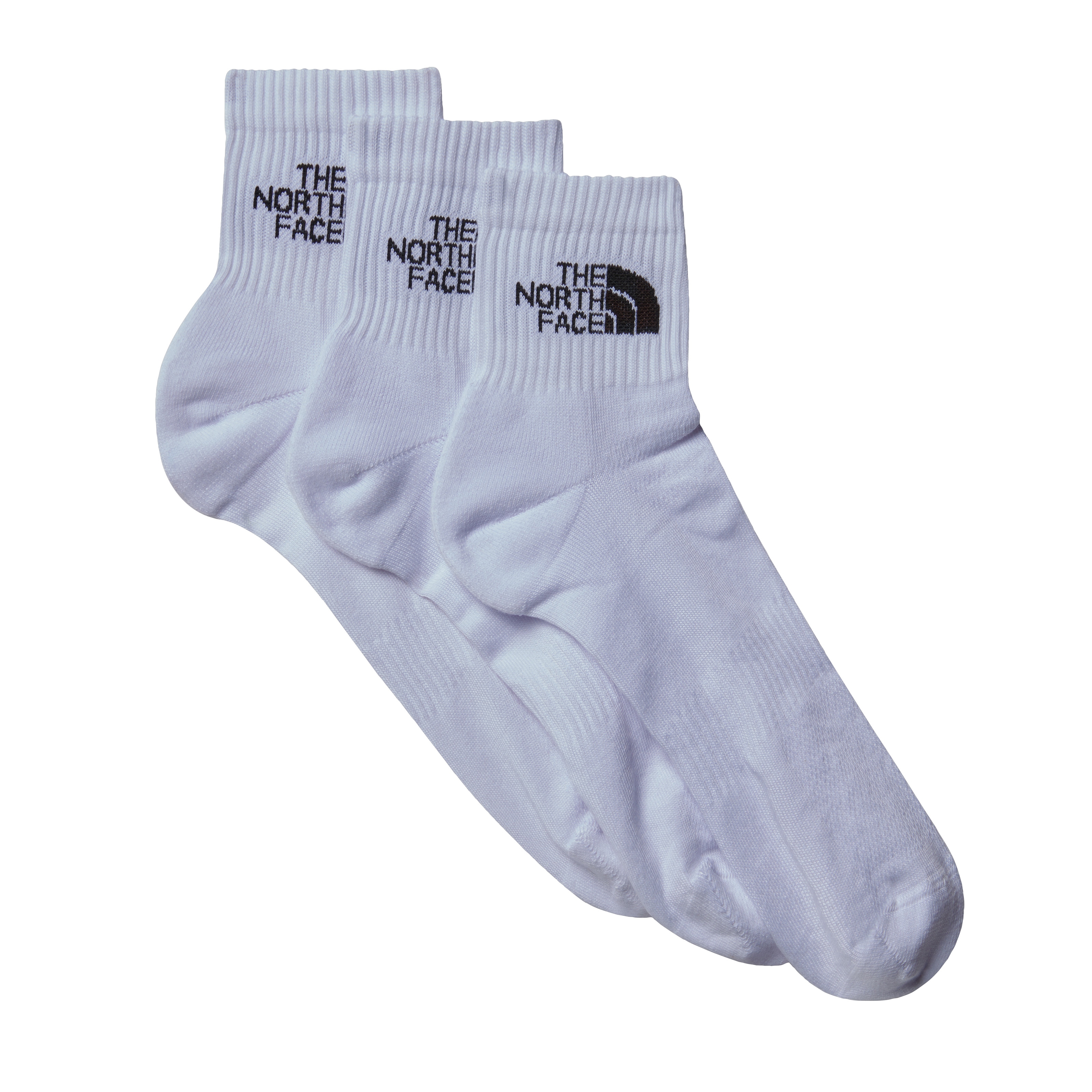 The North Face Sportsocken "Packung" Packung, 3 Stk. tlg. 3er-Pack, mit Logostickerei, aus Polyester, Polyamid und Elasthan