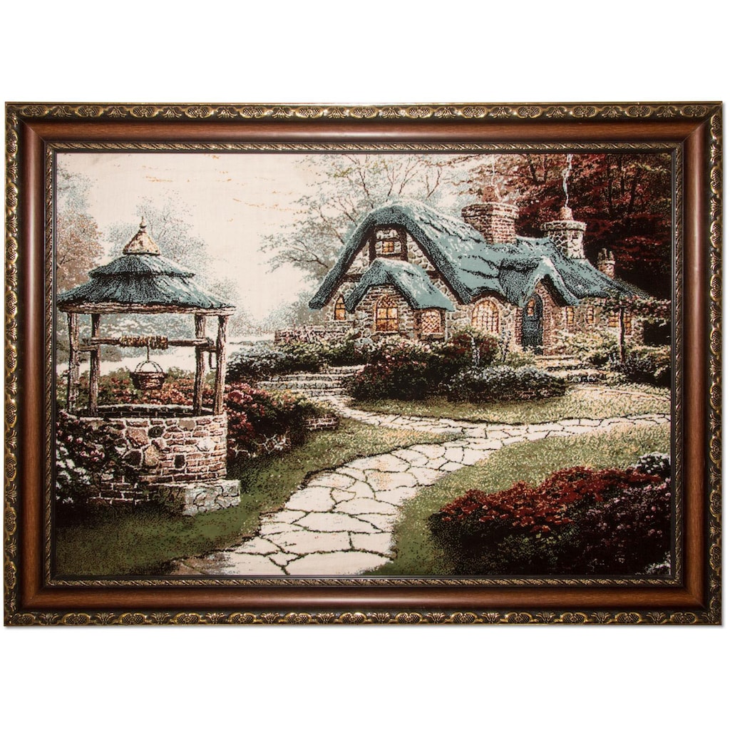 morgenland Wandteppich »Bild-Teppich Figurativ 110 x 80 cm«, rechteckig