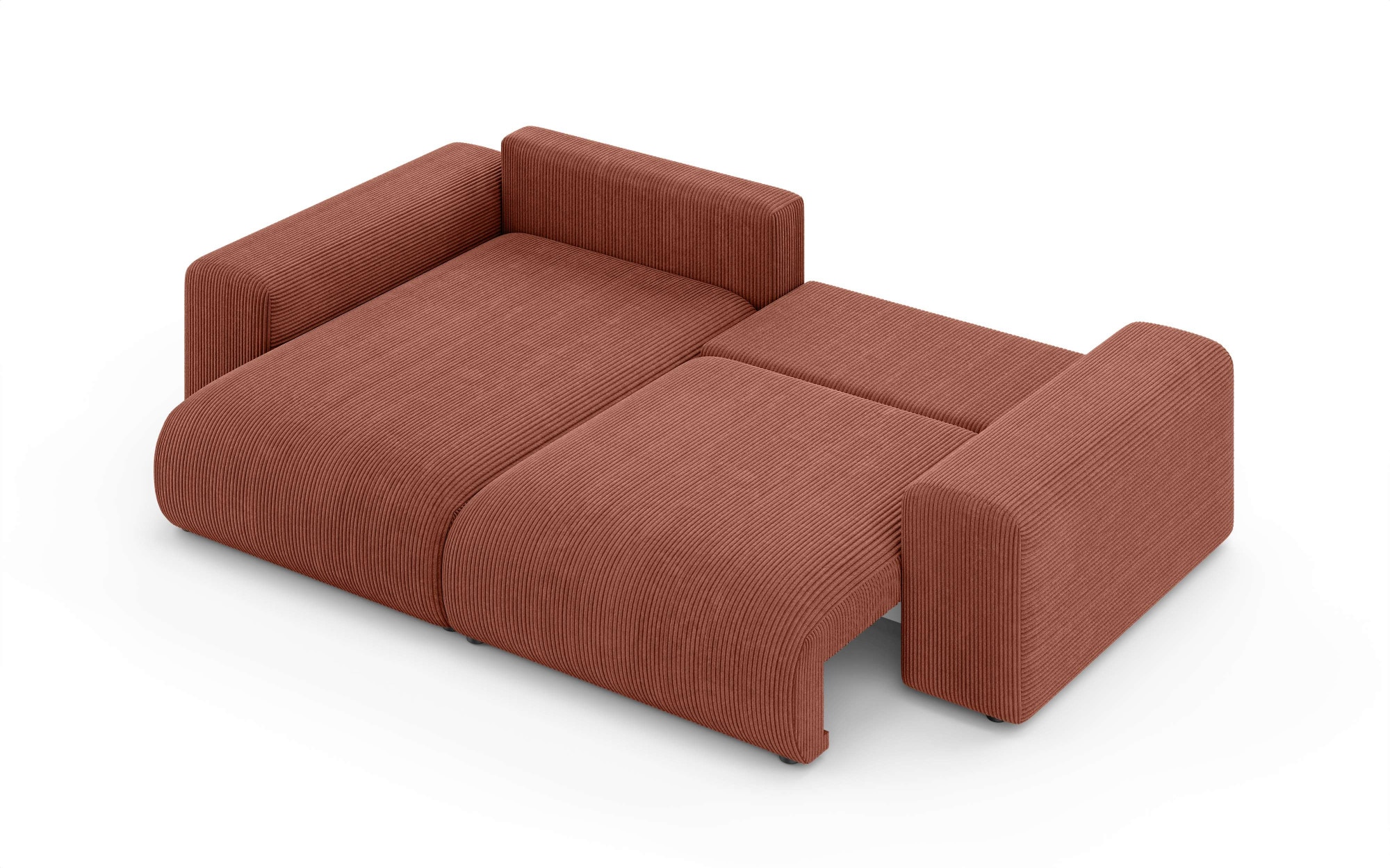 INOSIGN Ecksofa »LAKESIDE mit Bettfunktion und Bettkasten, B/T/H 257/166/84 cm«, L-Form, Recamiere beidseitig montierbar, Wellenunterfederung