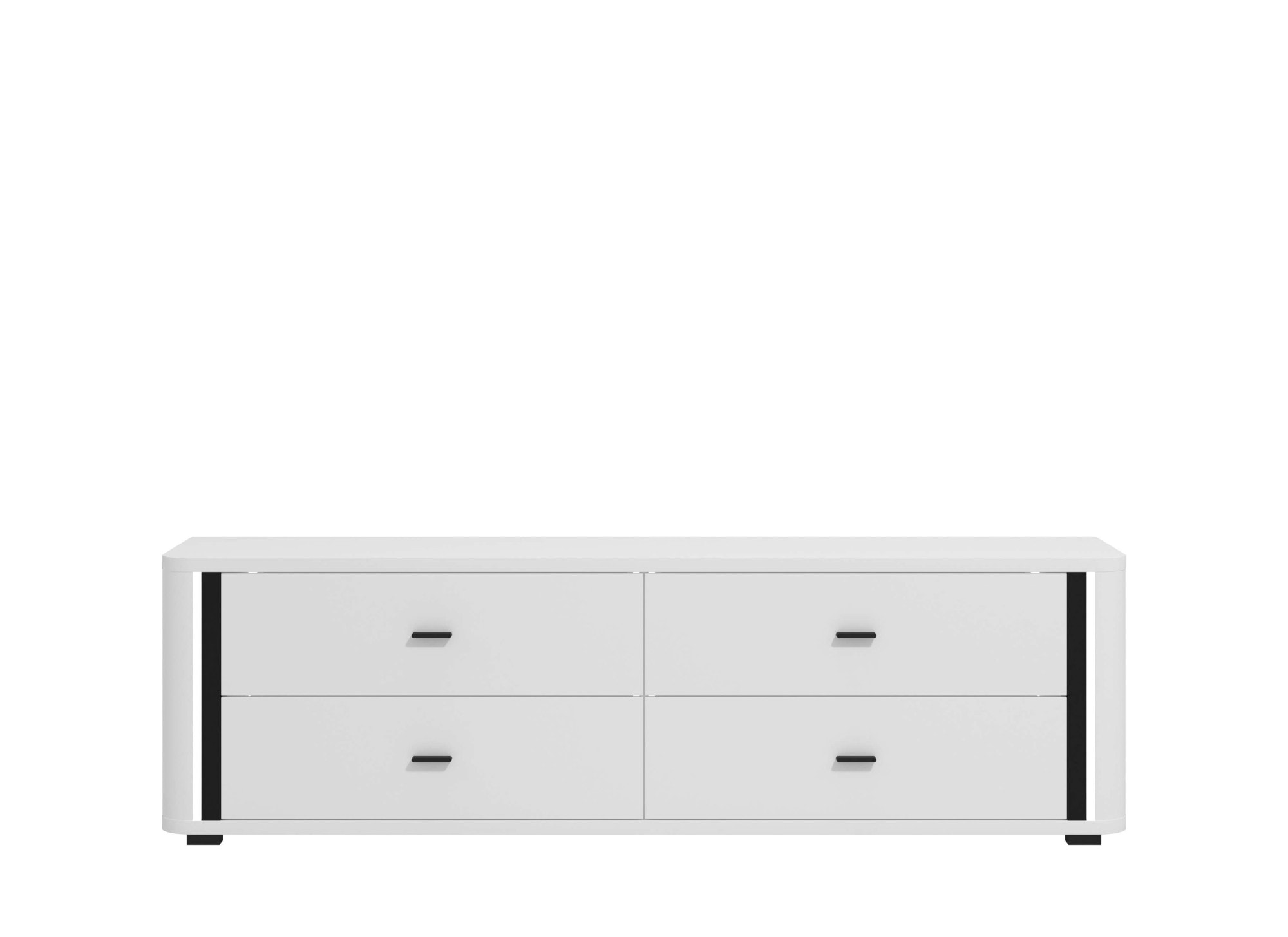 INOSIGN TV-Bank »York, TV-Kommode, TV-Schrank, TV-Bank«, mit 4 geräumigen Schubladen, Breite 176,5 cm, wandmontage