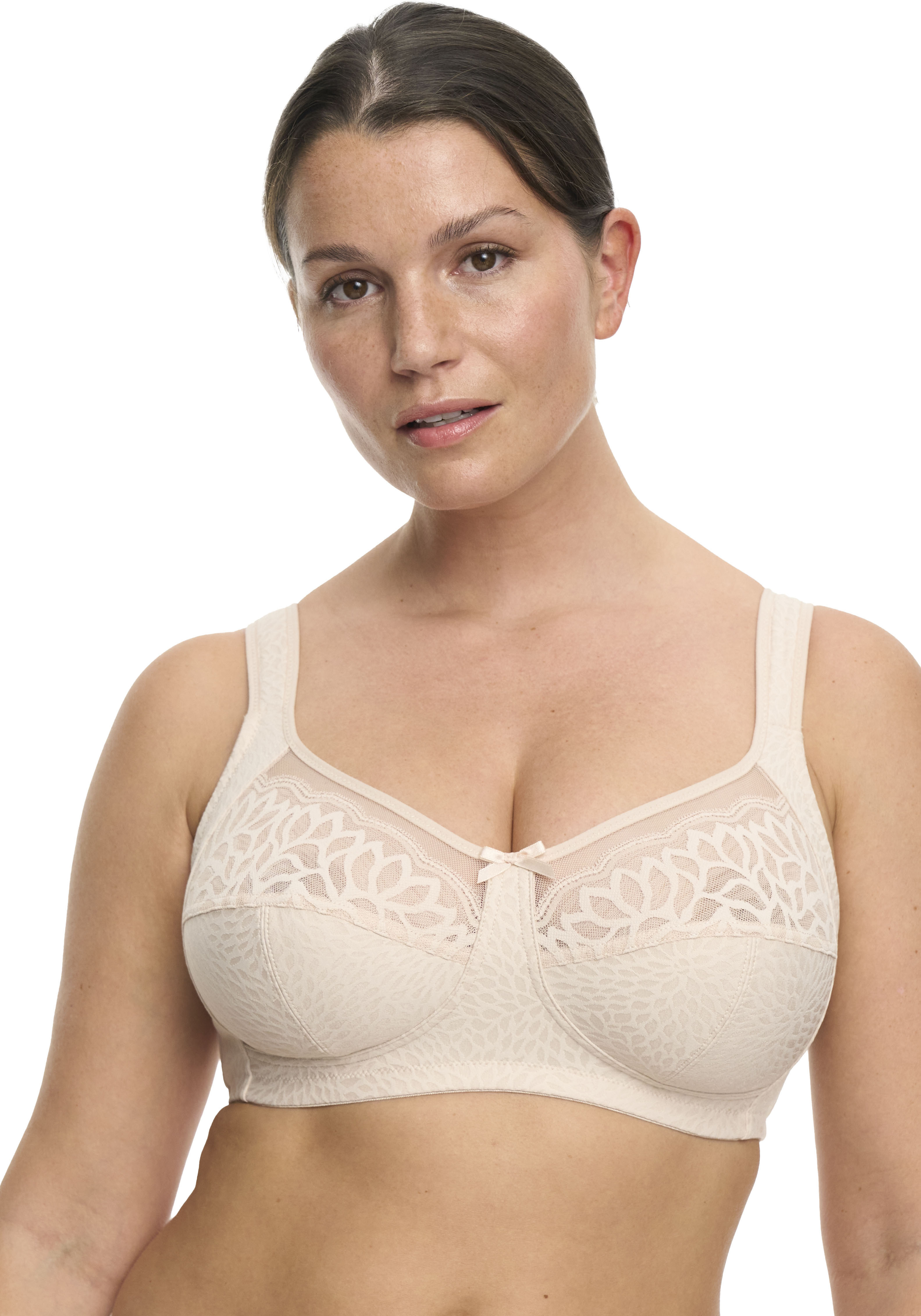 Susa "Classic" Spitze, genähte Cups, Jacquard-Muster, elastisch, Komfortträger