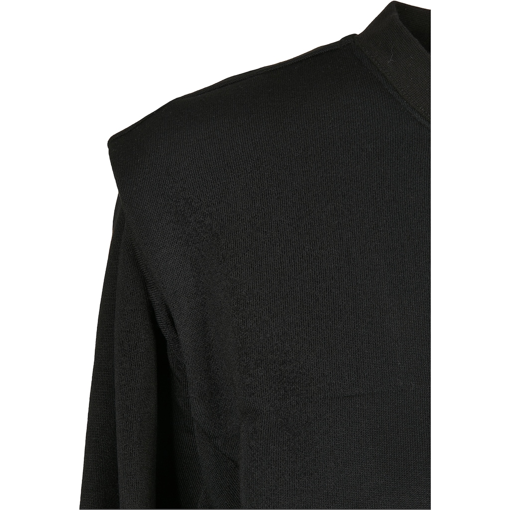 URBAN CLASSICS Sweatshirt »Urban Classics Damen Ladies Padded Shoulder Modal Terry Crewneck«, (1 tlg.)