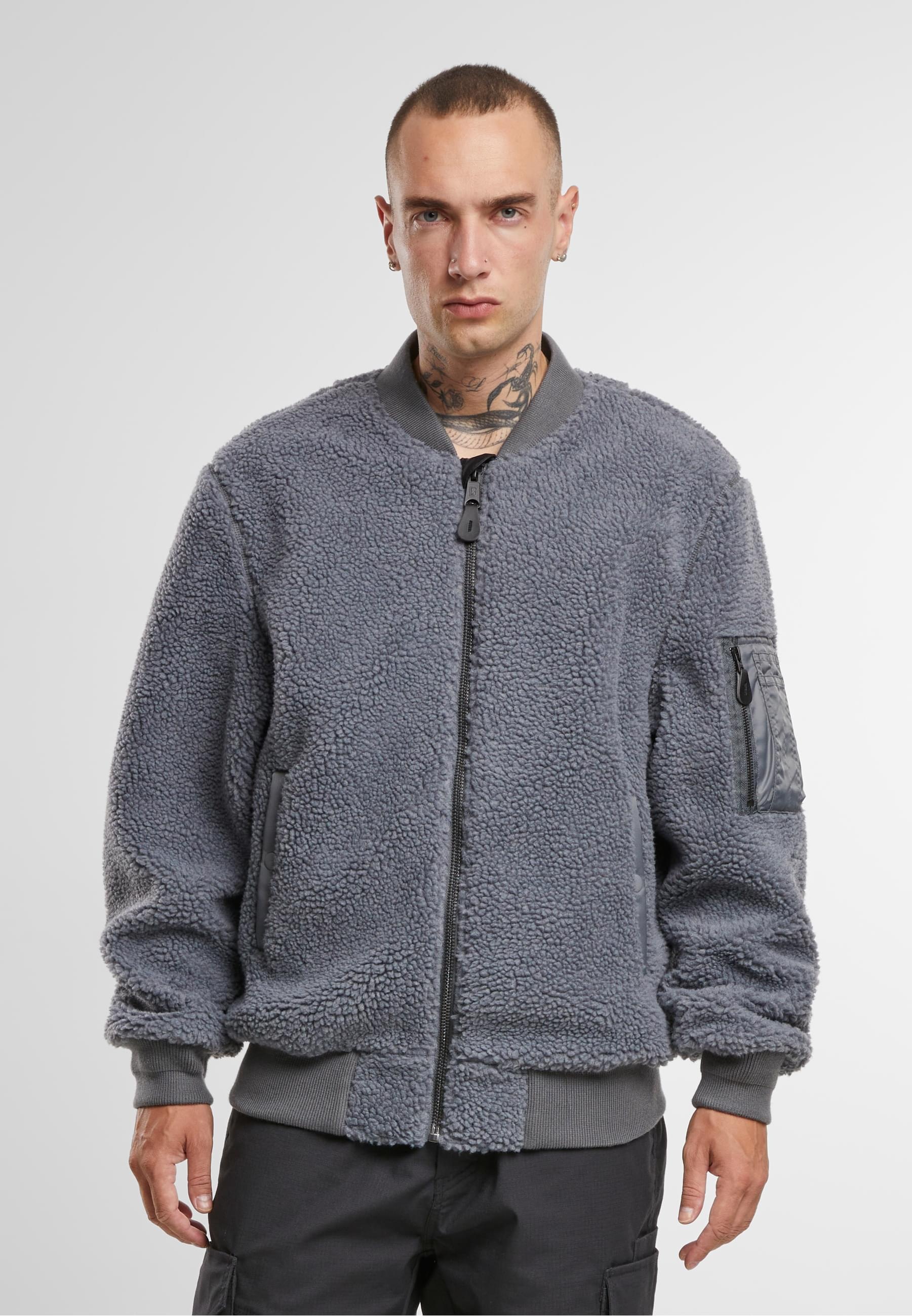 Thumbnail - Brandit Allwetterjacke "Brandit MA1 Sherpa Jacket", (1 St.), ohne Kapuze