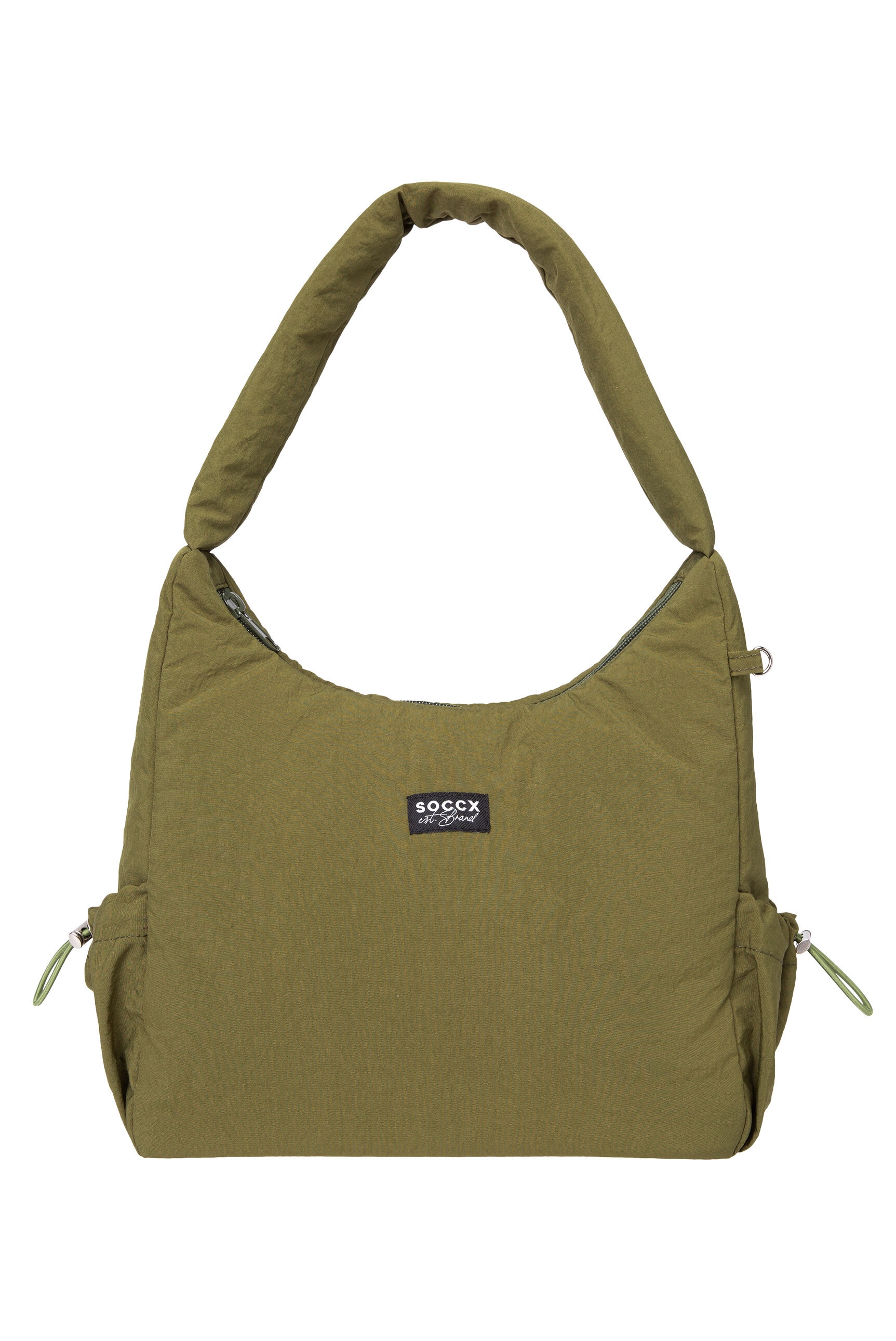SOCCX Schultertasche, mit Seitenfächern