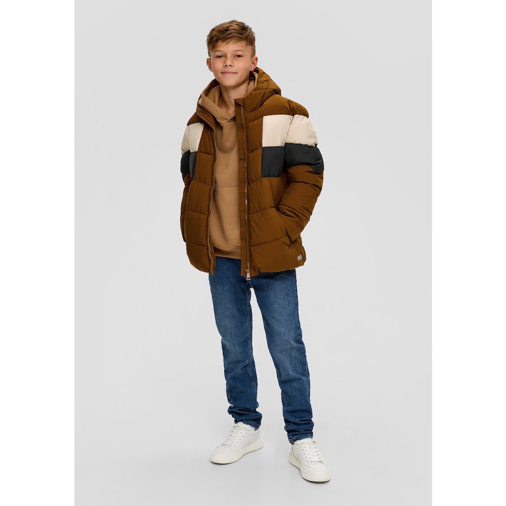 s.Oliver Junior Steppjacke, mit Kapuze