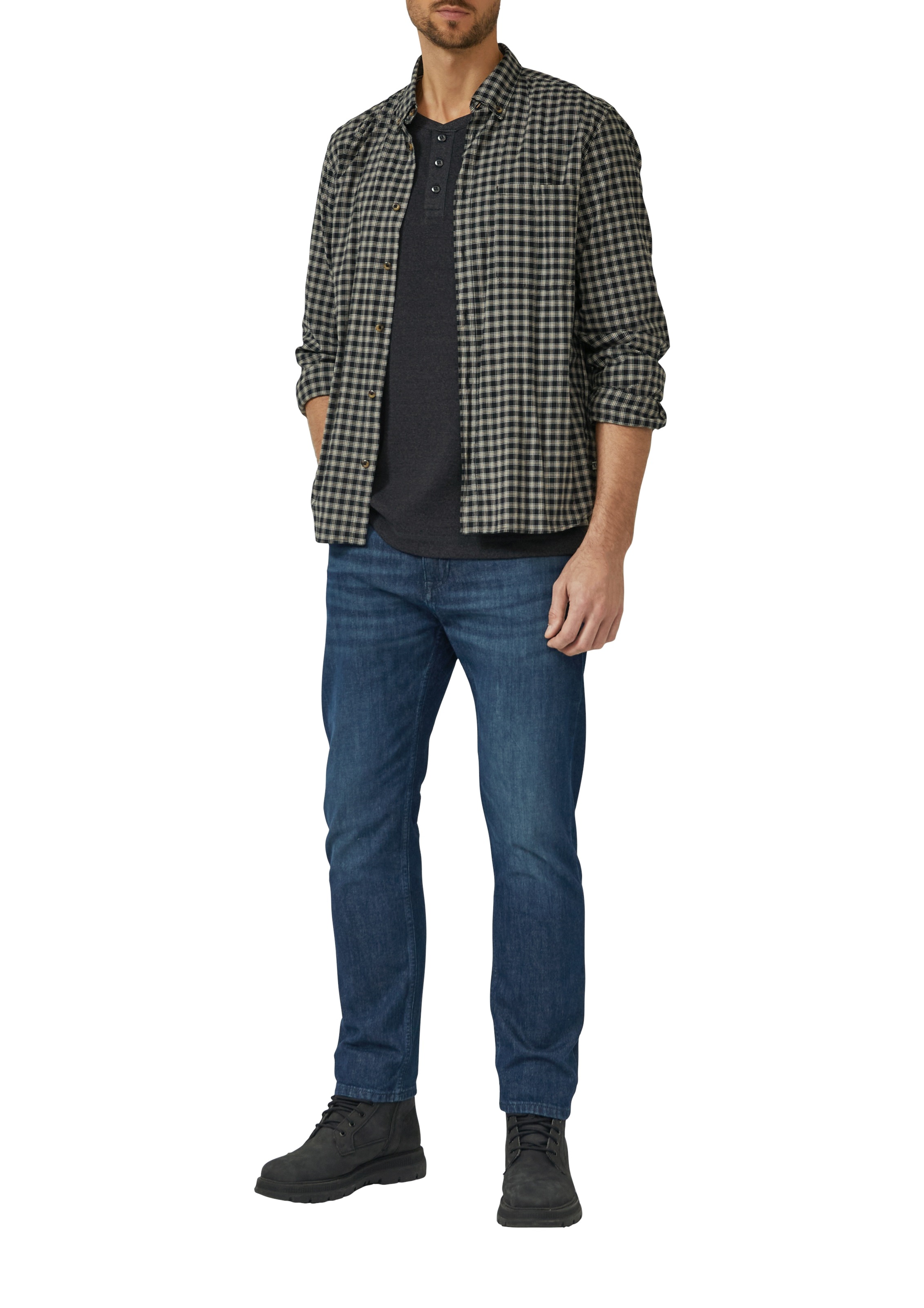 s.Oliver Langarmshirt mit Knopfleiste günstig online kaufen