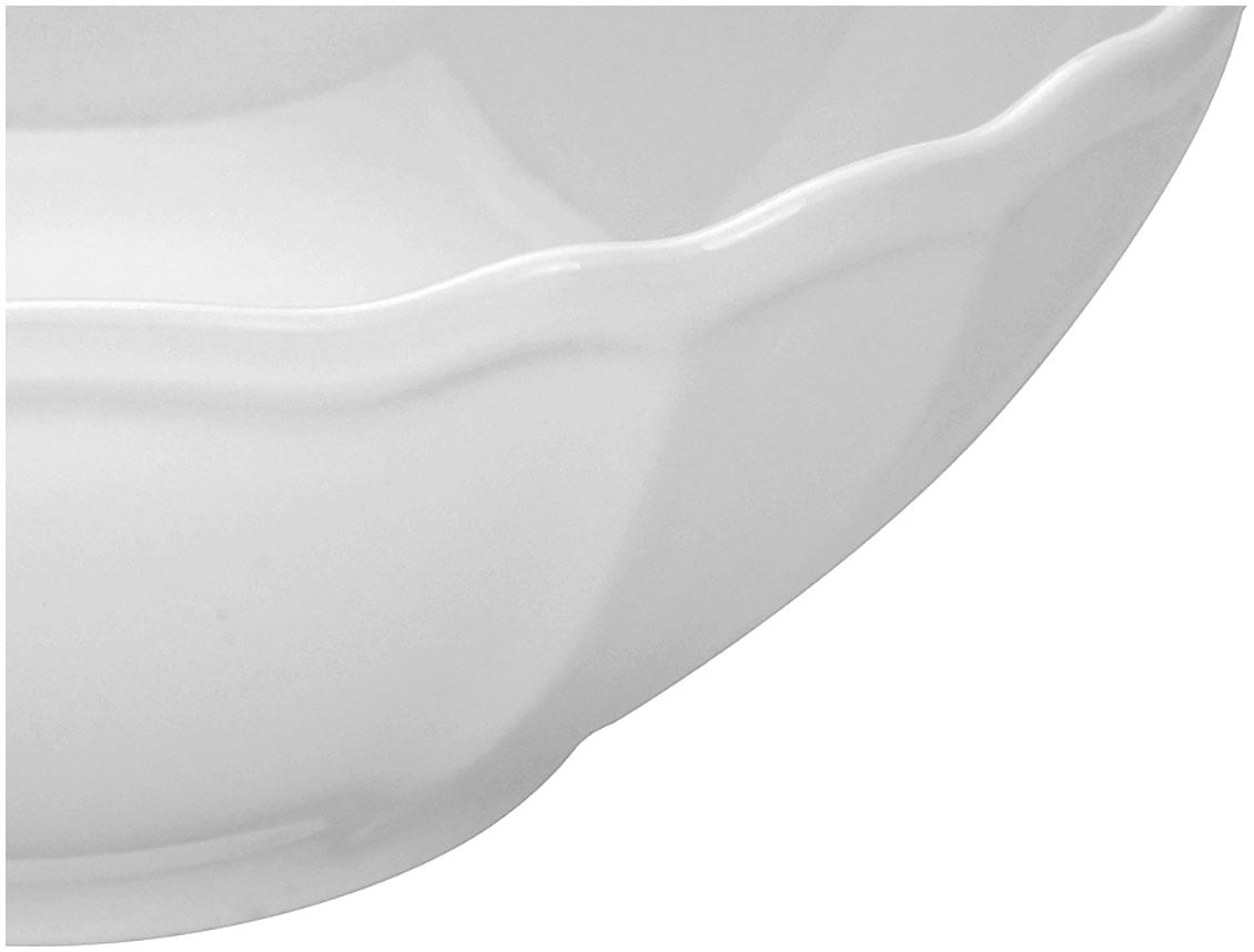 CreaTable Kombiservice »Geschirr-Set Flora«, (Set, 16 tlg., Kaffeeservice und Tafelservice im Set, für 4 Personen), Service weiß, klassische Form im Landhausstil 16 Teile, für 4 Personen