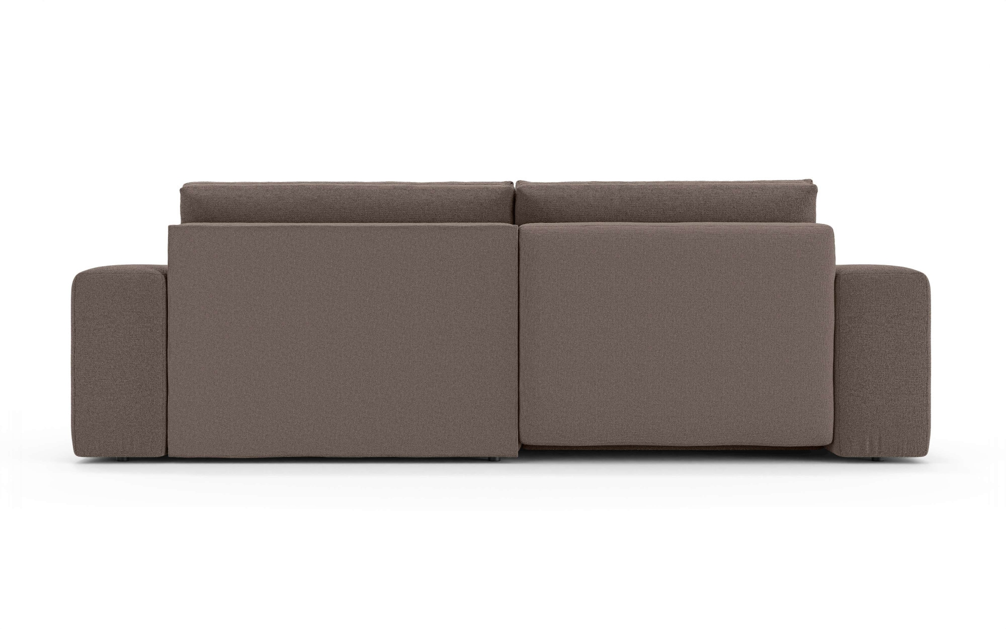 OTTO home Ecksofa »MATTS Schlafsofa mit Bettkasten, Maße B/T/H: 265/159/89 cm«, L-Form mit Recamiere rechts oder links, hoher Sitzkomfort