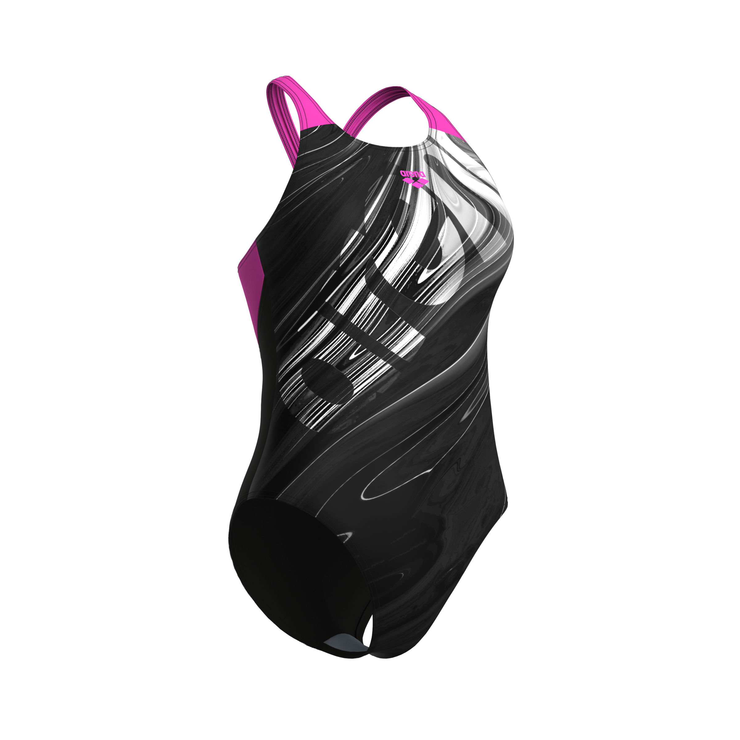 Arena Badeanzug »arena Feel Damen Flow V Back Bustier Badeanzug«