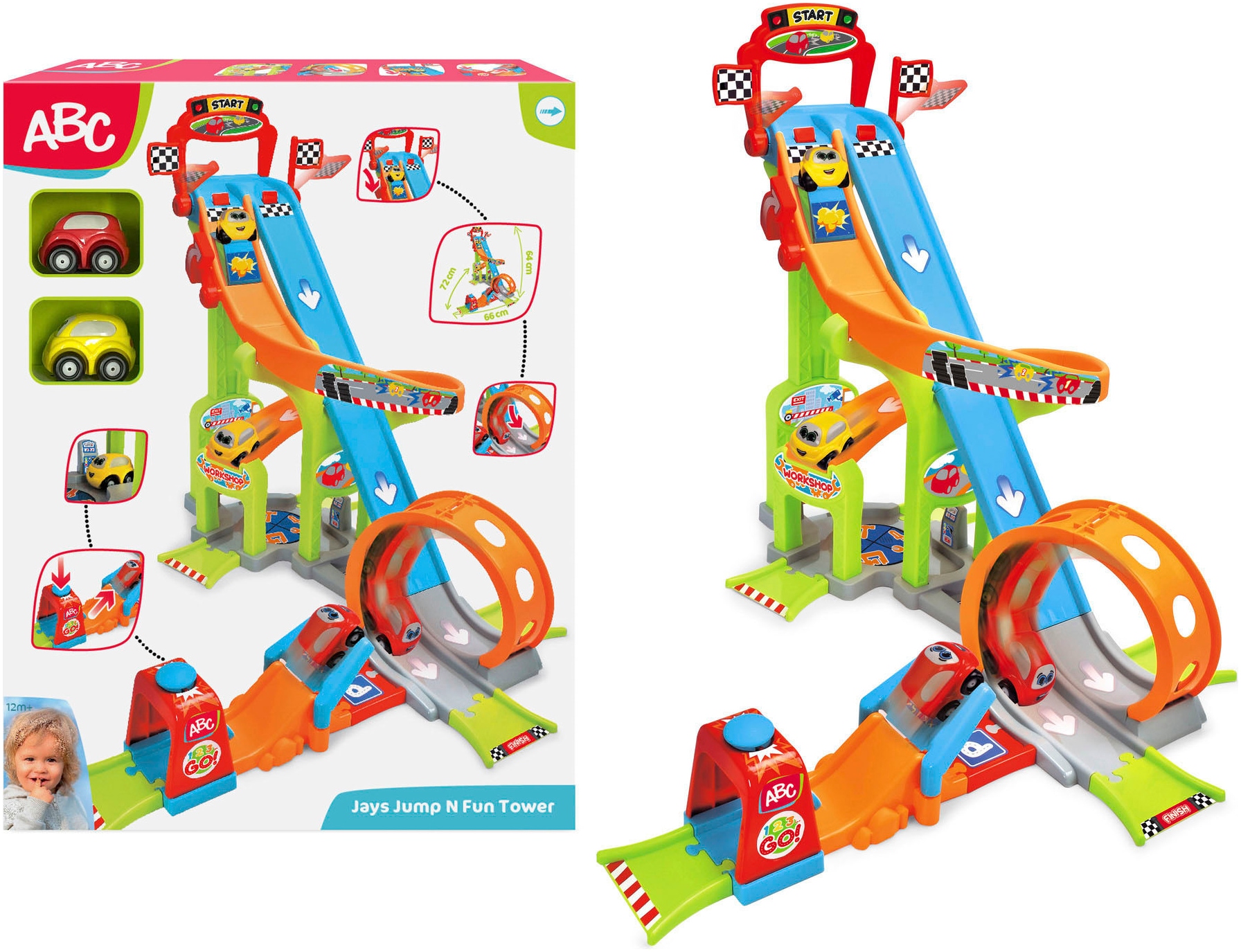 ABC Autorennbahn »Jays Jump N Fun Tower«