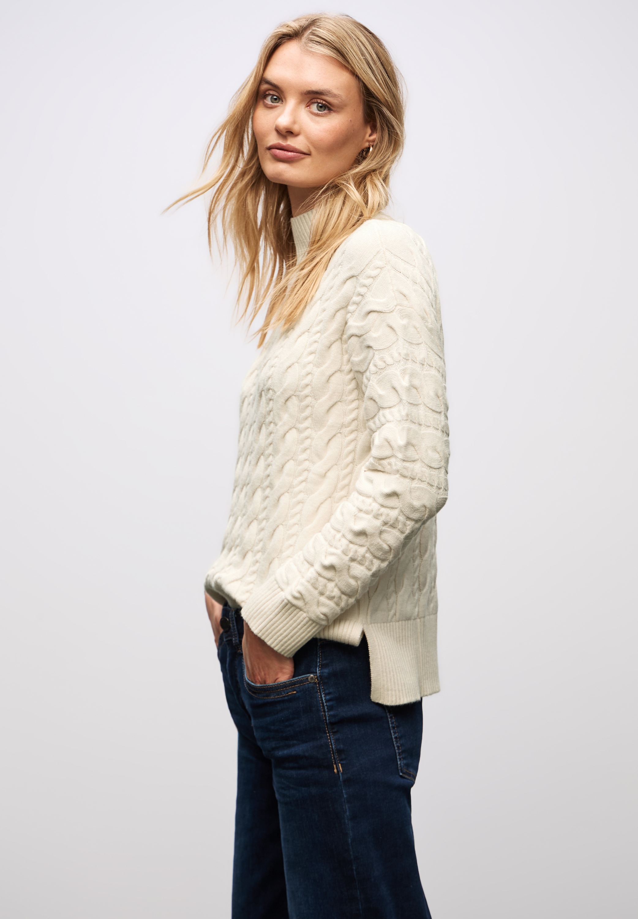 STREET ONE Strickpullover mit Turtleneck günstig online kaufen