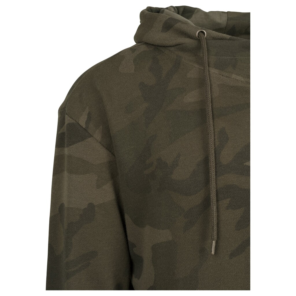 URBAN CLASSICS Kapuzensweatshirt »Urban Classics Herren High Neck Camo Hoody«, (1 tlg.)