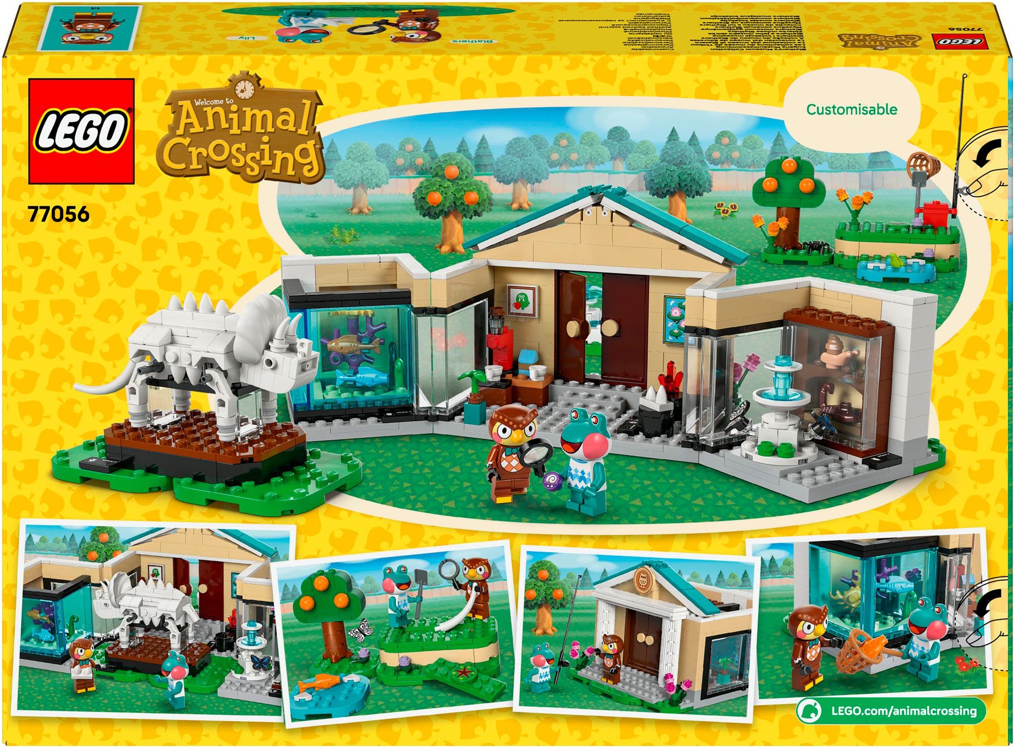 LEGO® Konstruktionsspielsteine »Eugens Museumssammlung (77056), LEGO Animal Crossing«, (543 St.), Made in Europe