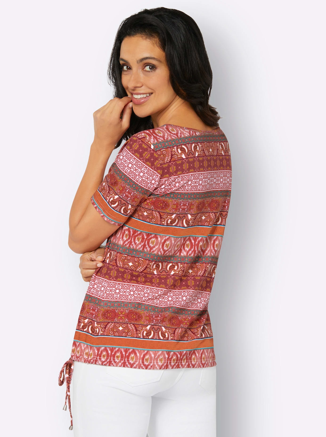 Inspirationen Print-Shirt »Druck-Shirt«, (1 tlg.)