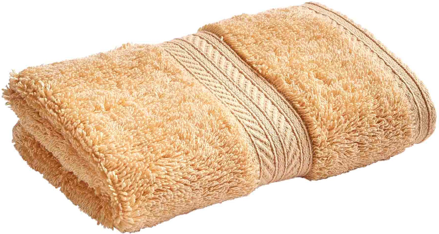 Waschlappen CHRISTY, B:33cm L:33cm, gelb, Walkfrottier, Waschlappen, "RENAISSANCE", Premium-Waschlappen in Luxusqualität, 675g/m², 33x33cm, 6er Set